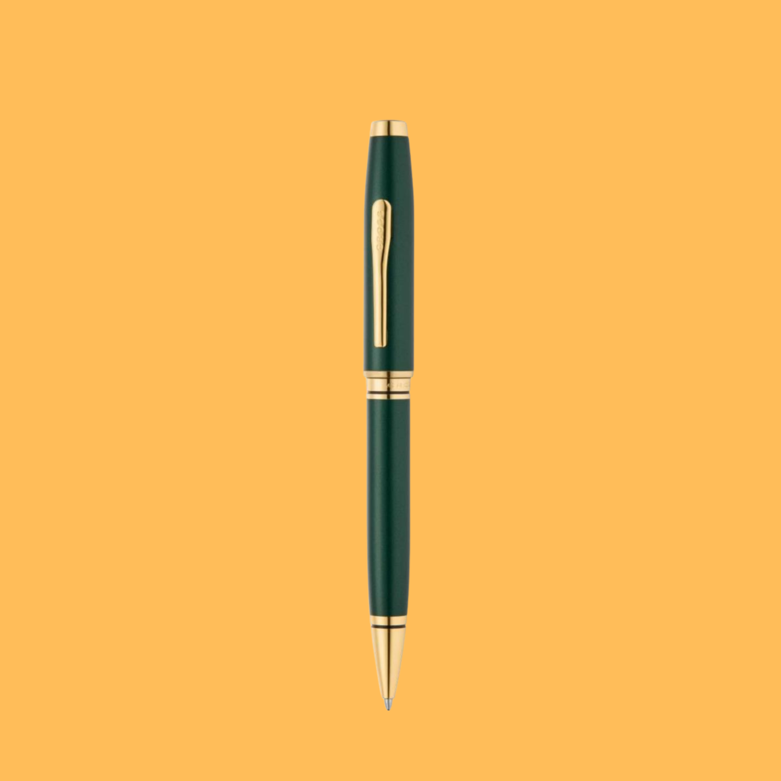 SATIN GREEN GOLD PEN