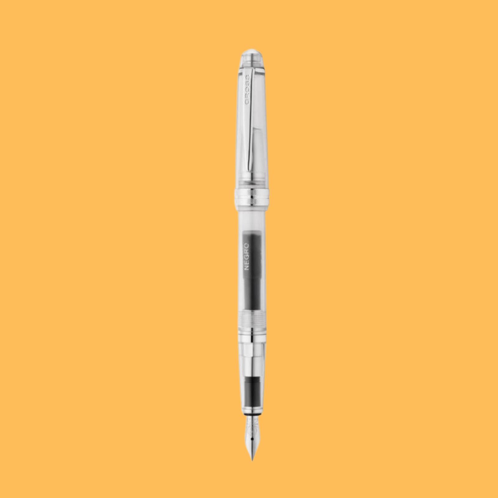 TRANSLUCENT CLEAR FOUNTAIN PEN