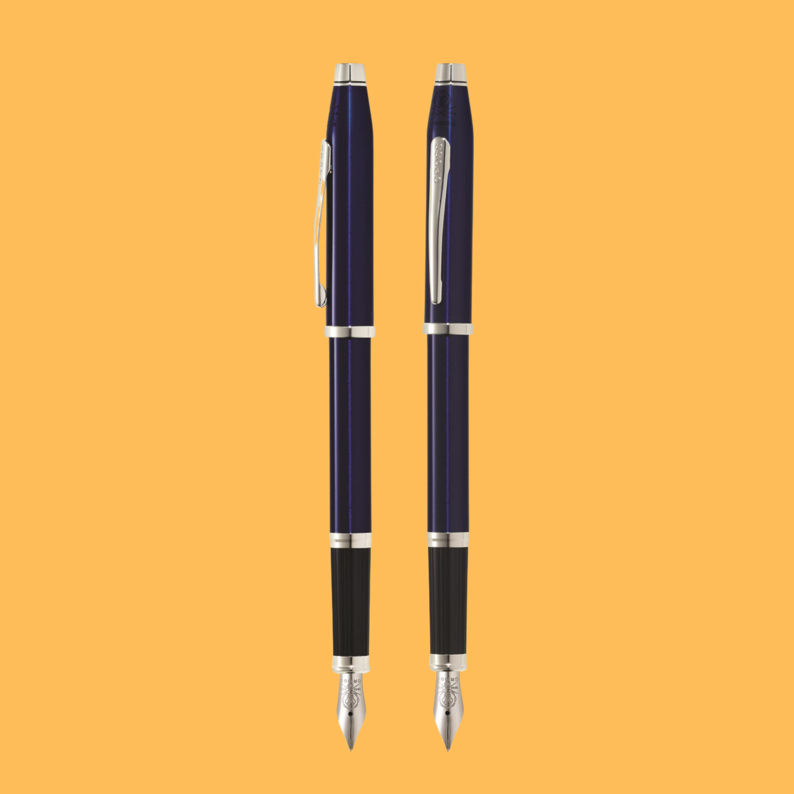 TRANSLUCENT BLUE FOUNTAIN PEN