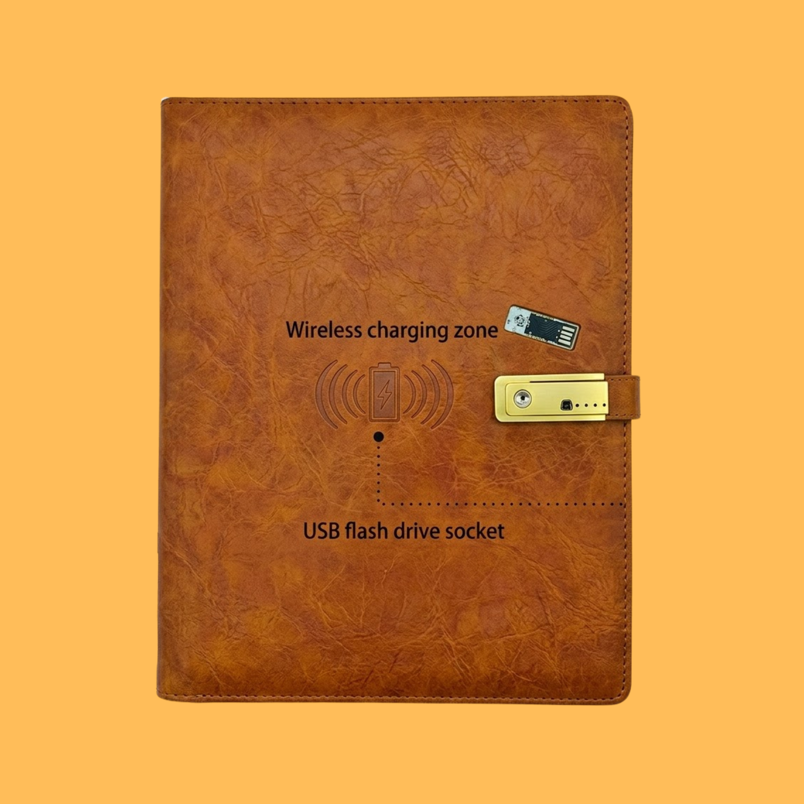 POWERBANK NOTEBOOK (12) PREMIUM GOLD POWERBANK JOURNAL NOTEBOOK