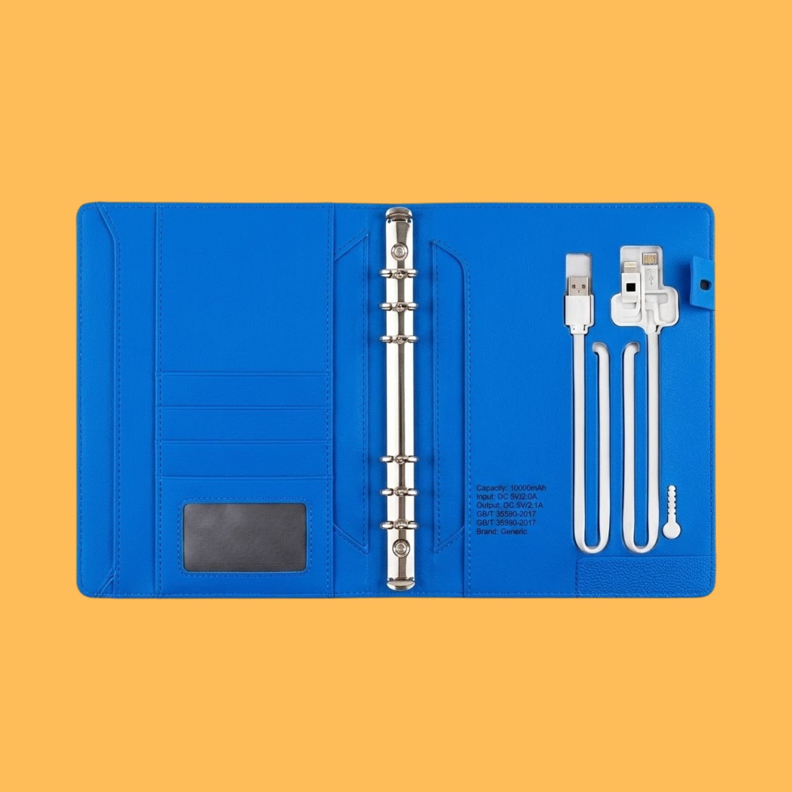 PREMIUM BLUE POWERBANK NOTEBOOK