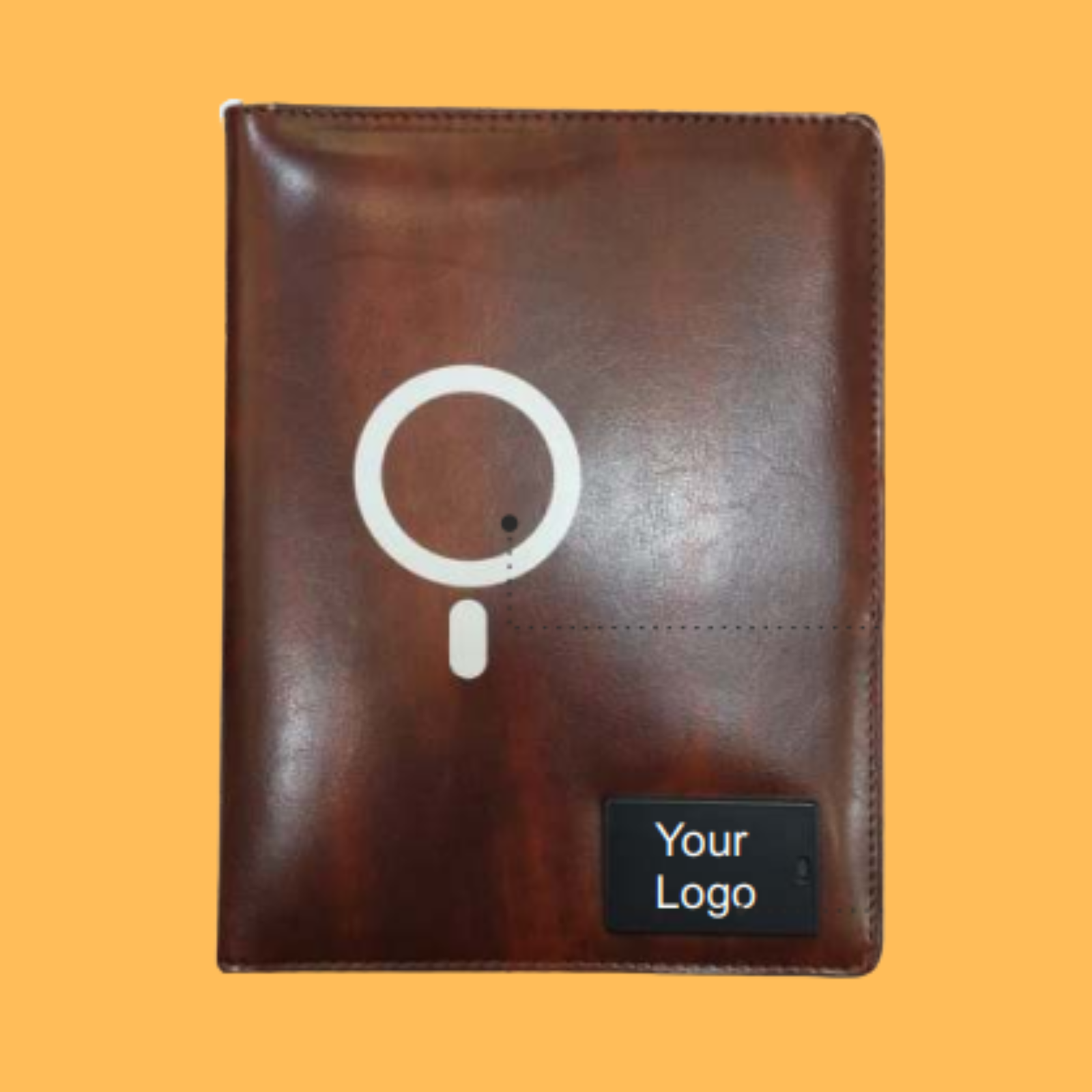 PREMIUM MAGNETIC DARK COFFEE POWERBANK NOTEBOOK