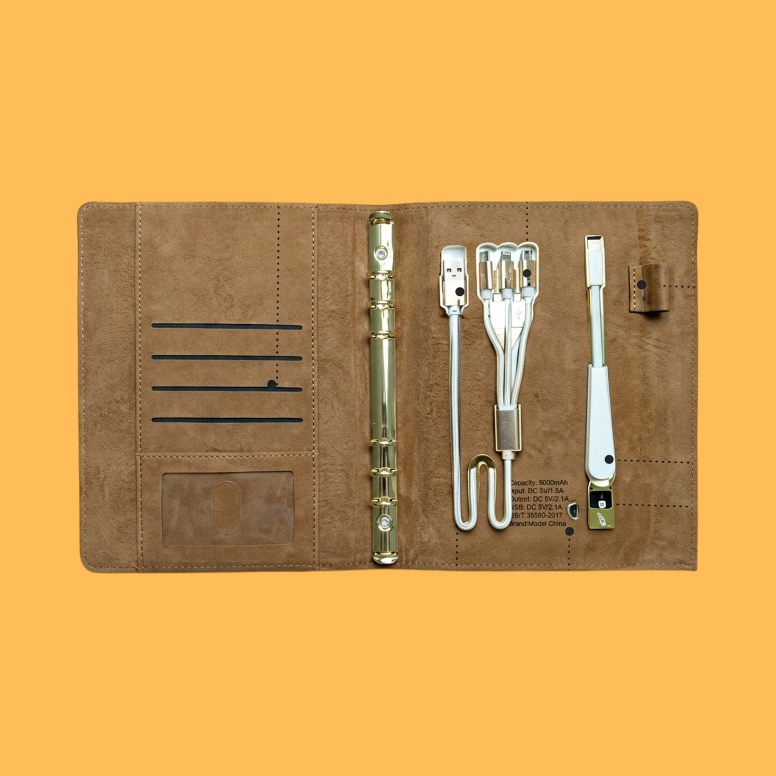BUSINESS TECH CHARGING NOTEBOOK