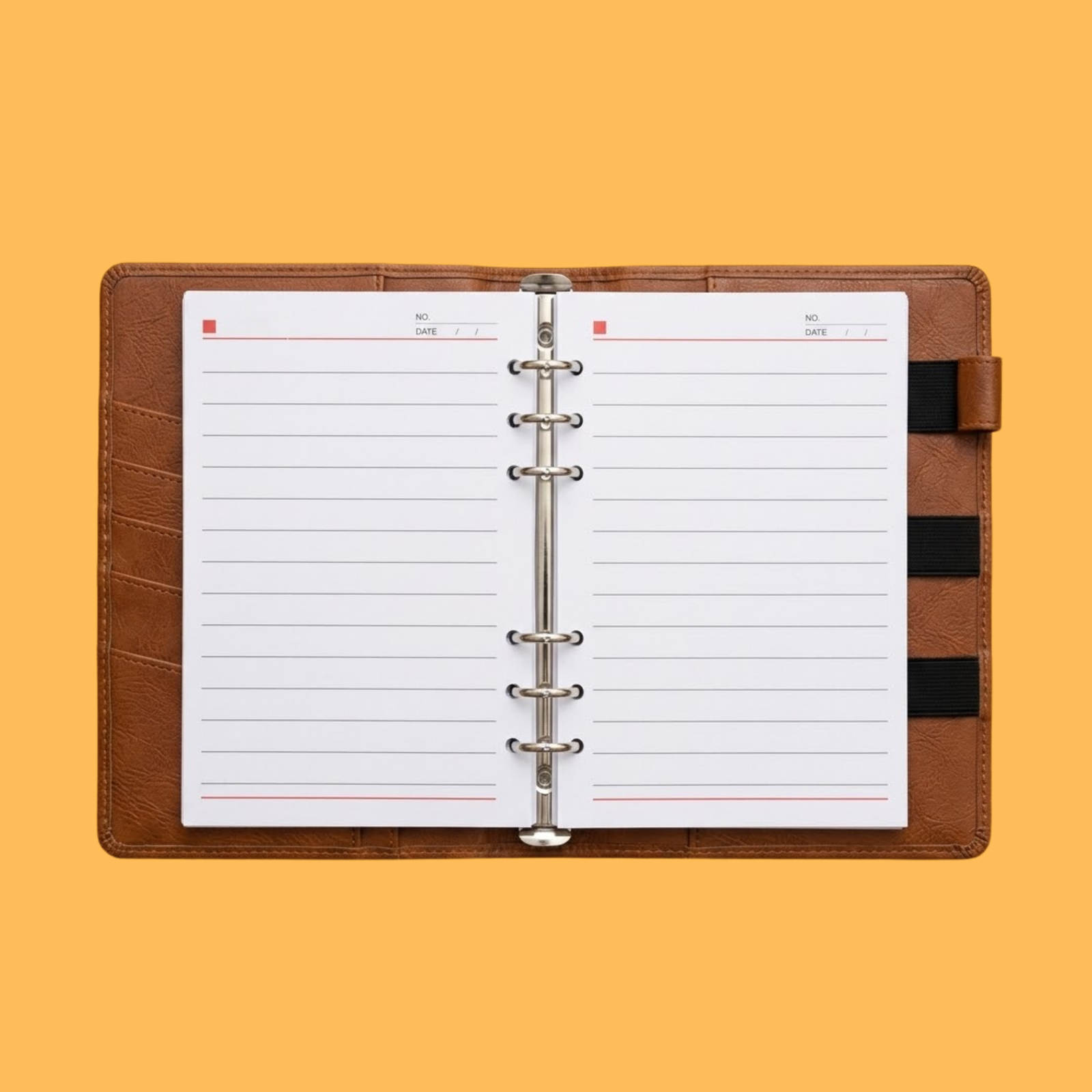 WIRELESS CHARGING DIARY DARK BROWN POWERBANK NOTEBOOK
