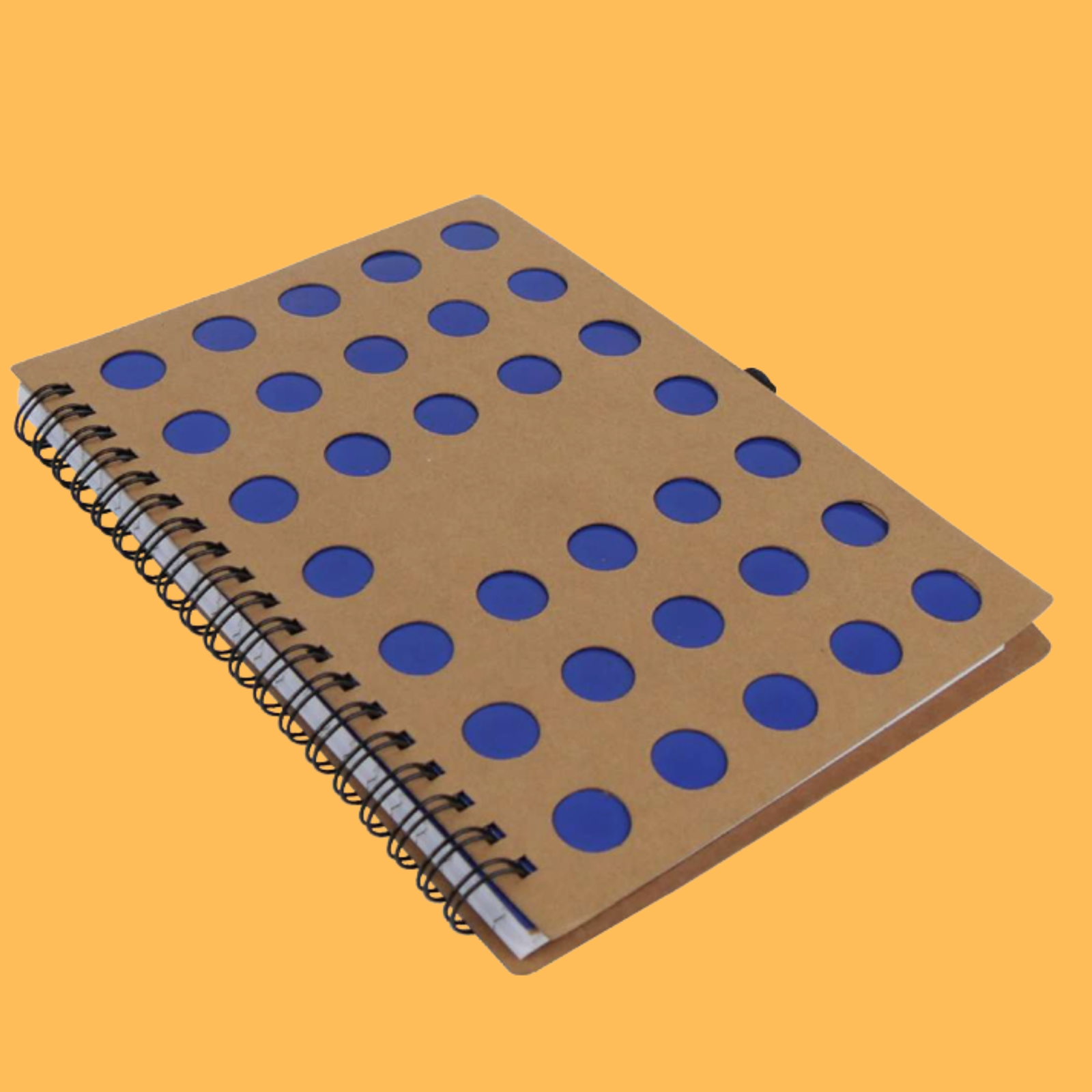 BLUE DOT SPIRAL NOTEBOOK