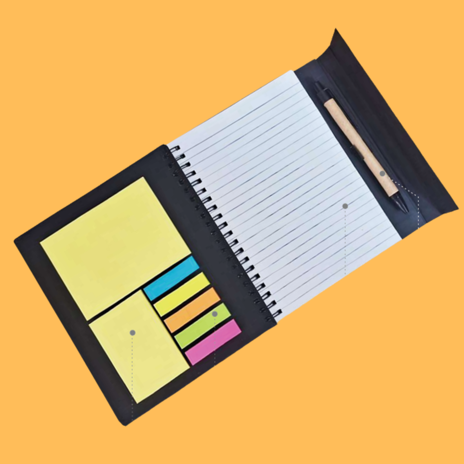 BLACK DESK NOTEBOOK KIT