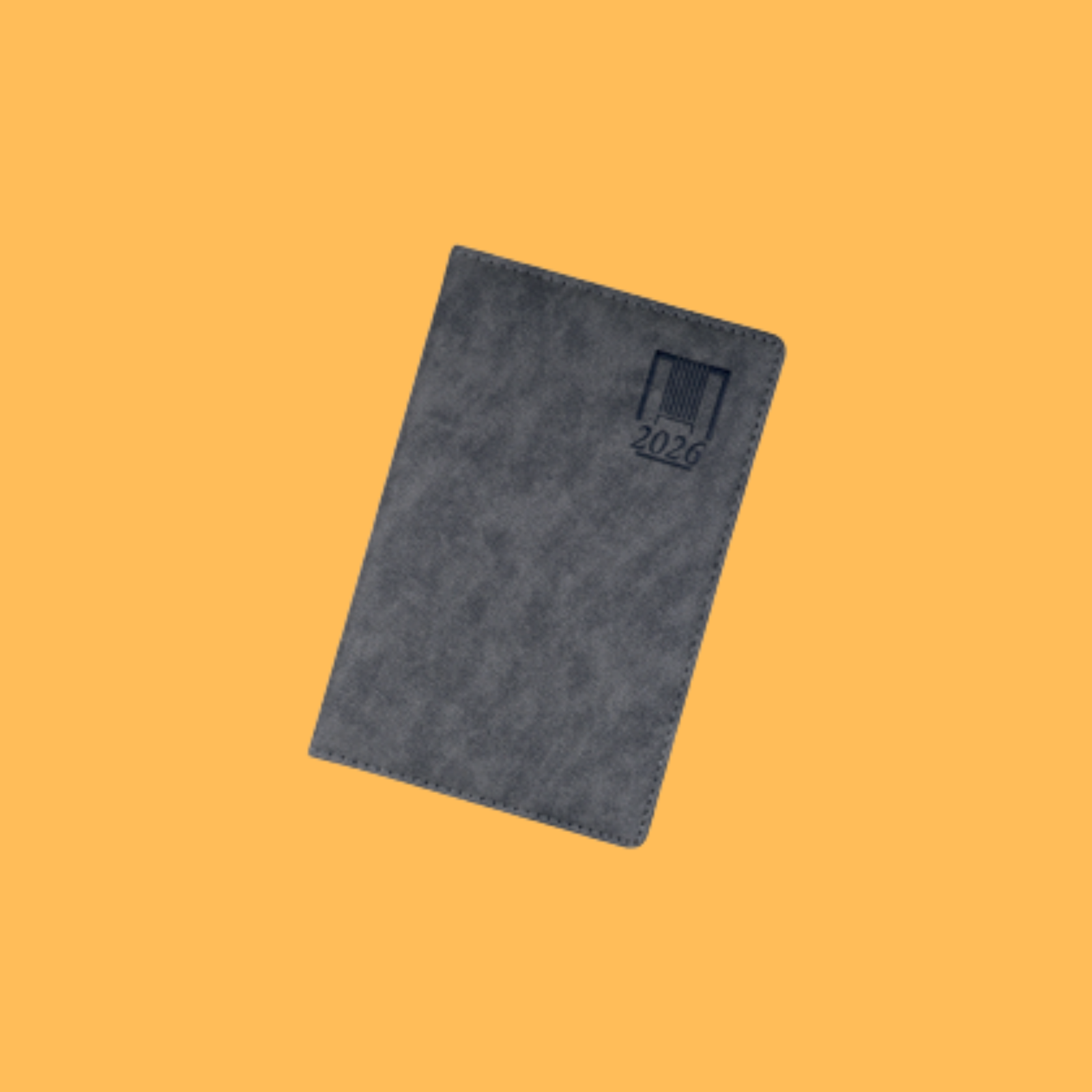 GREY TEXTURED PU DIARY