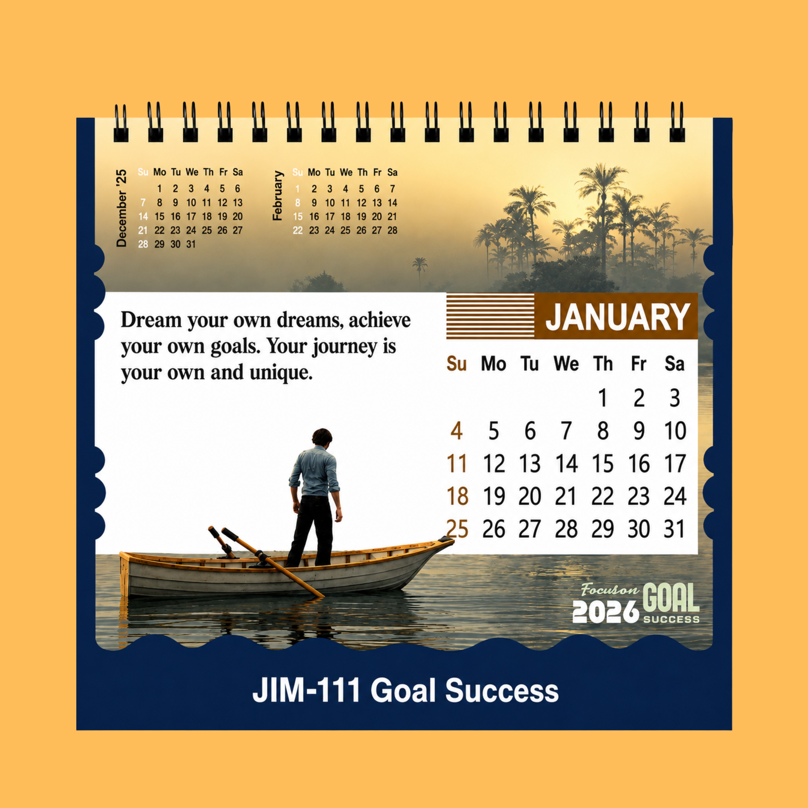 UNIQUE JOURNEY TABLE CALENDAR