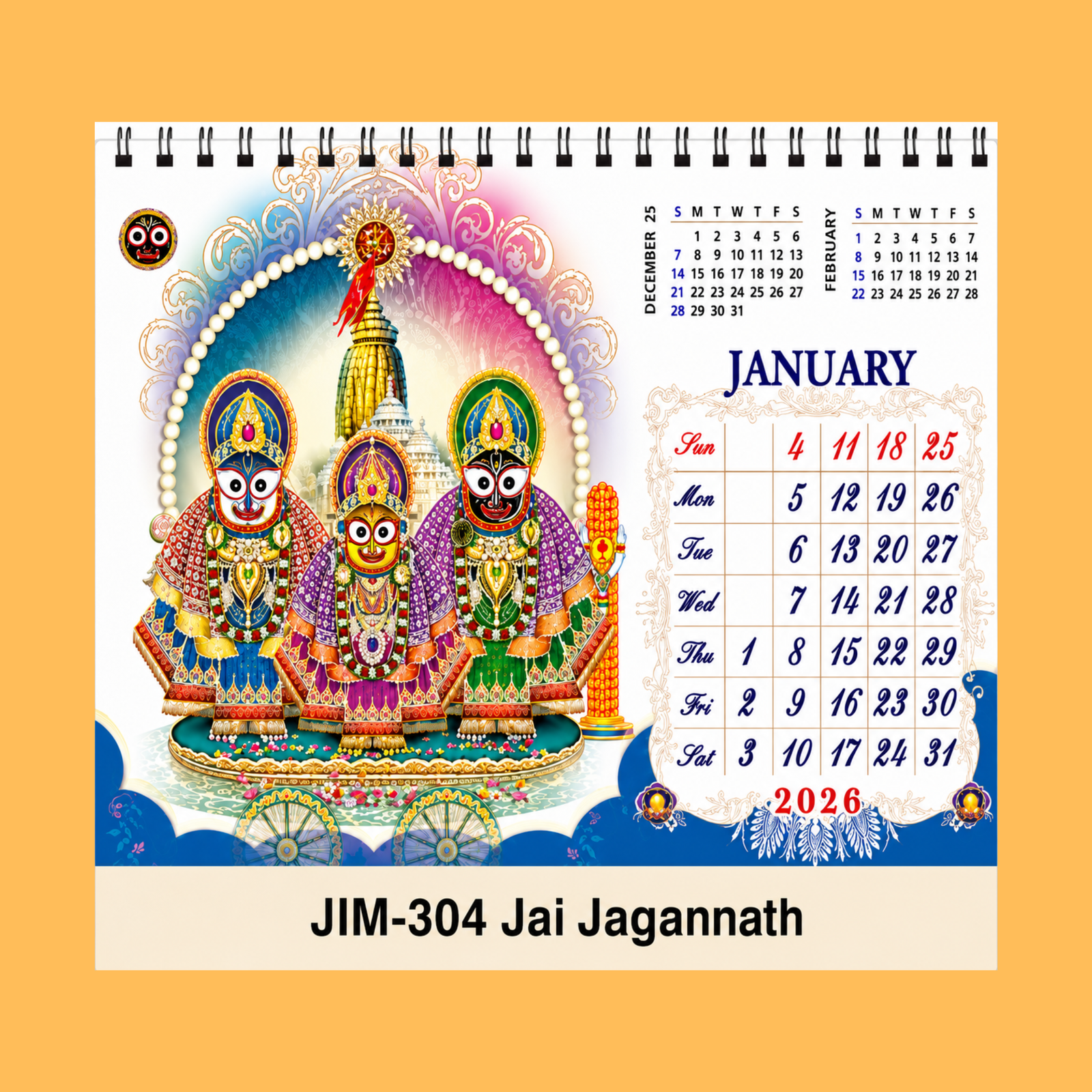 JAI JAGANNATH DESK CALENDAR