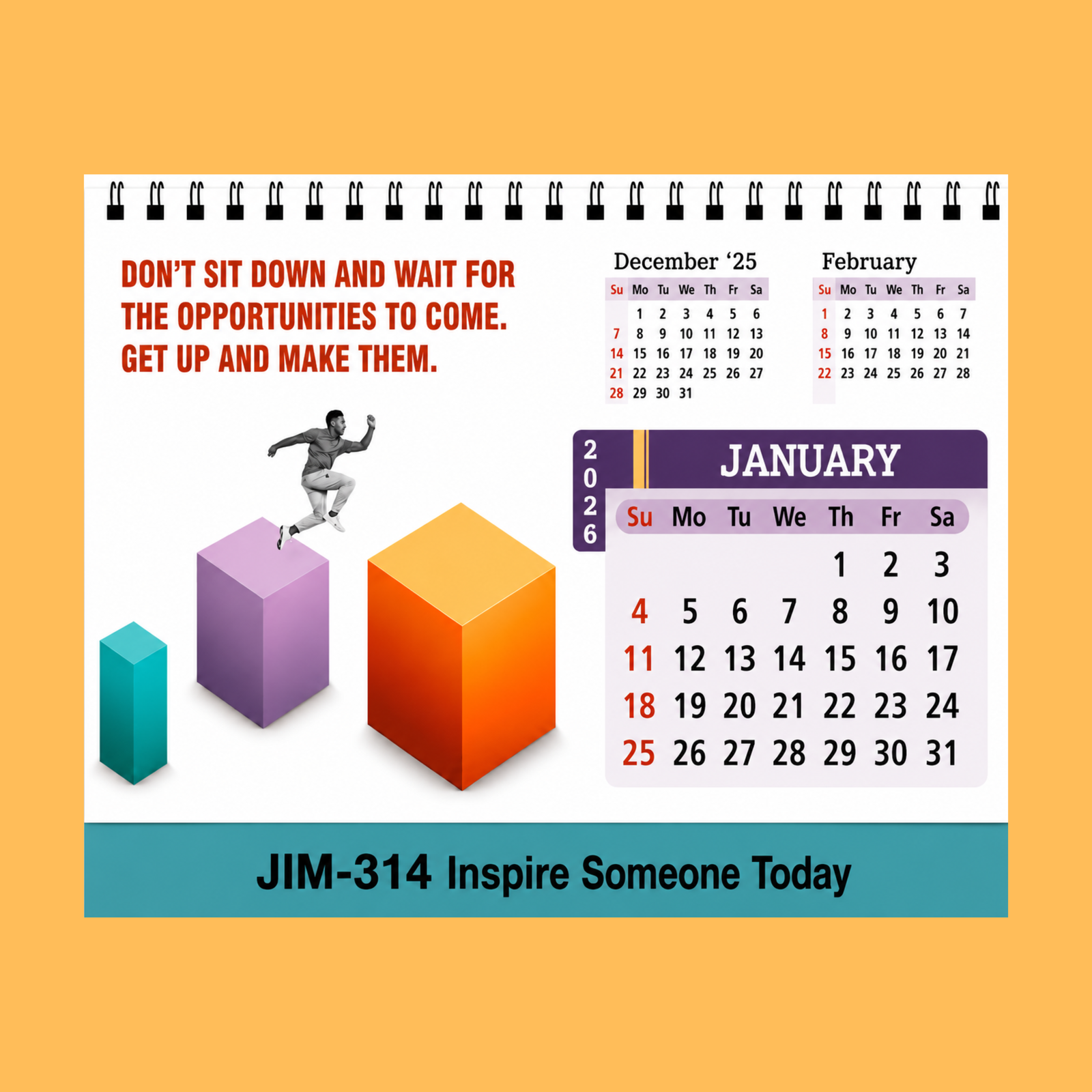 INSPIRE SOMEONE TODAY CALENDAR