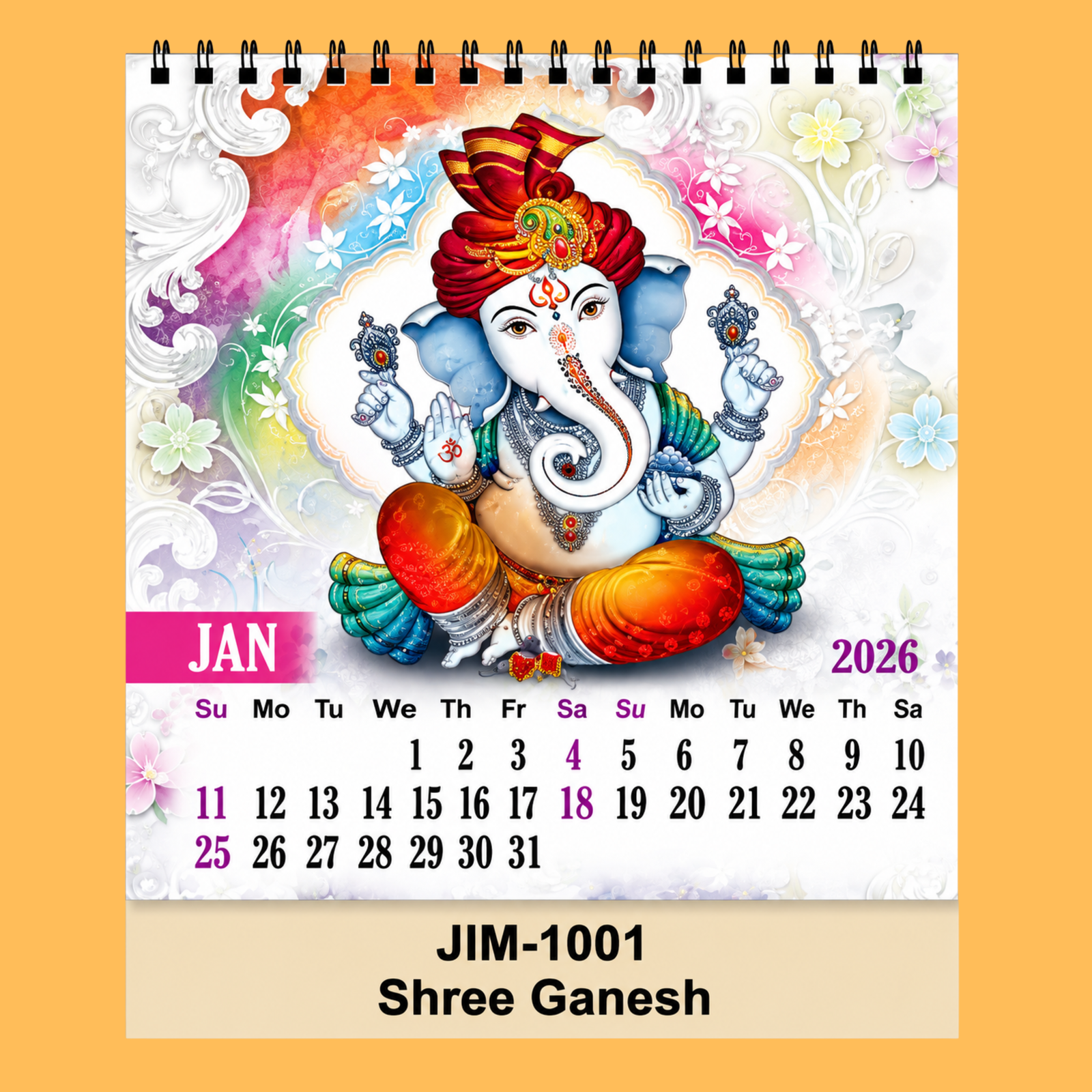 SHREE GANESH SPIRITUAL DASK CALENDAR