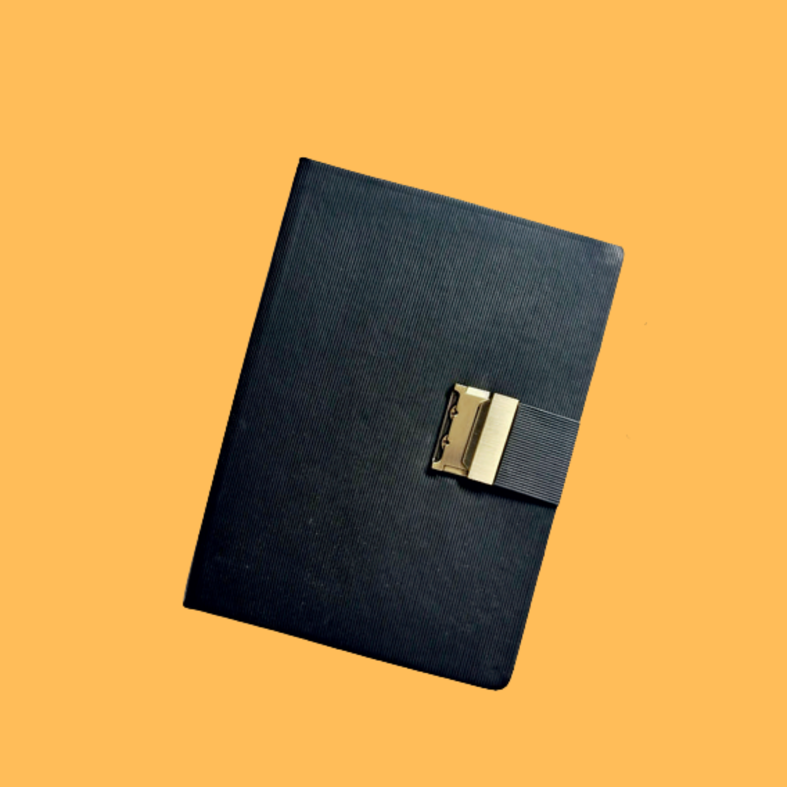 CLASSIC BLACK LEATHER NOTEBOOK