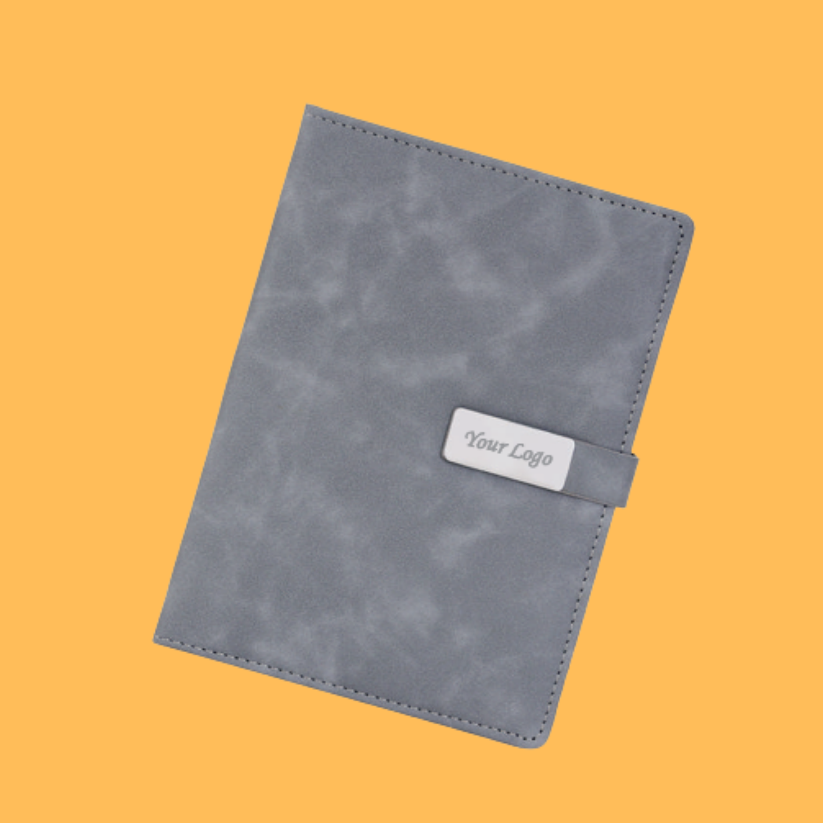 CLASSIC GREY METAL LOCK NOTEBOOK