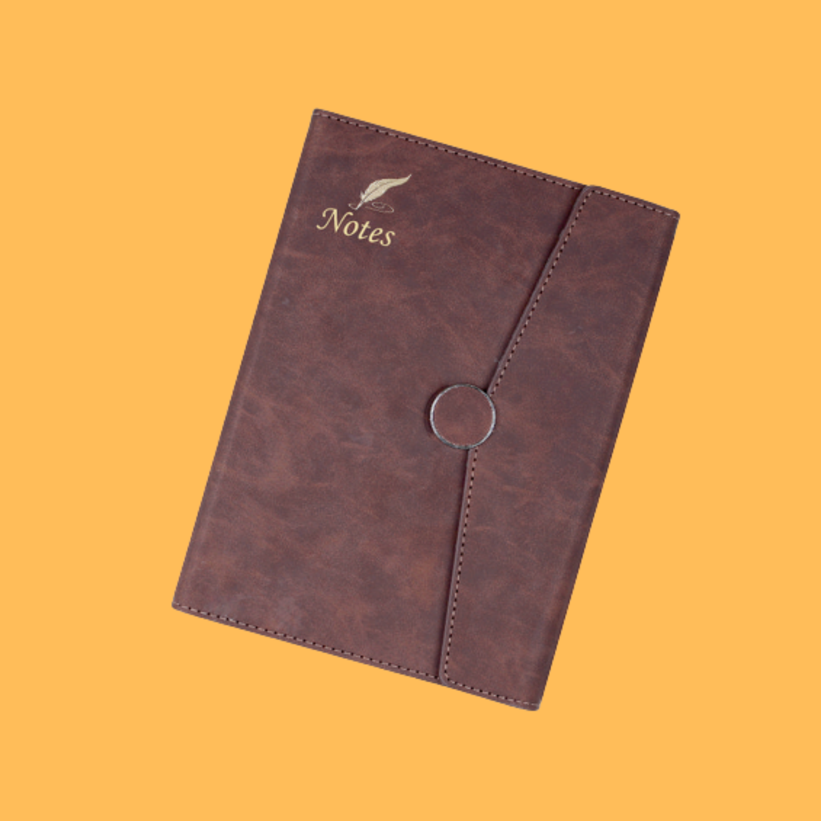 CLASSIC BROWN LEATHER NOTEBOOK