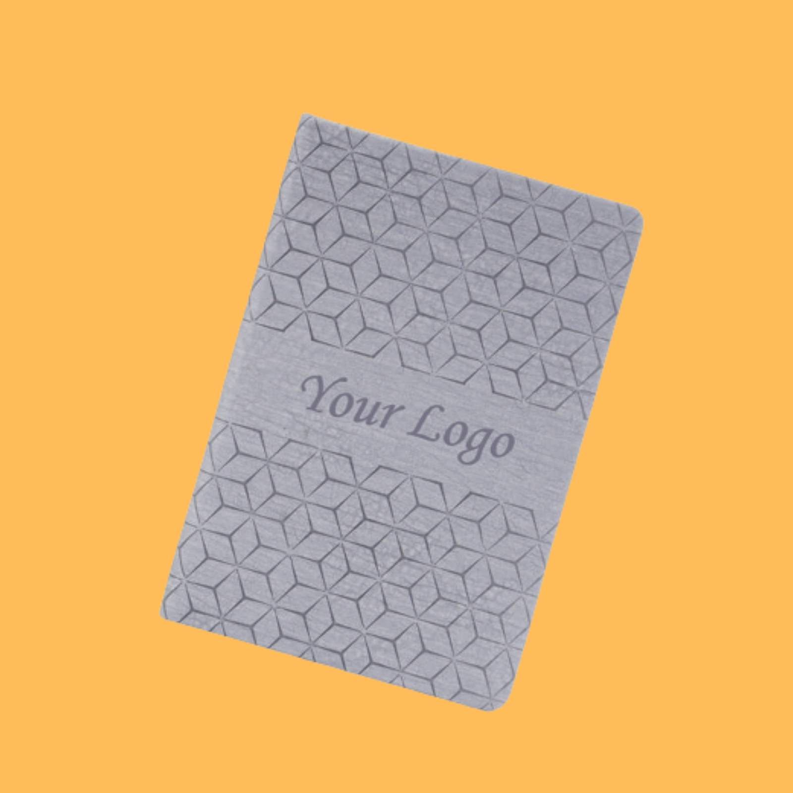 ELEGANT GREY EMBOSSED NOTEBOOK