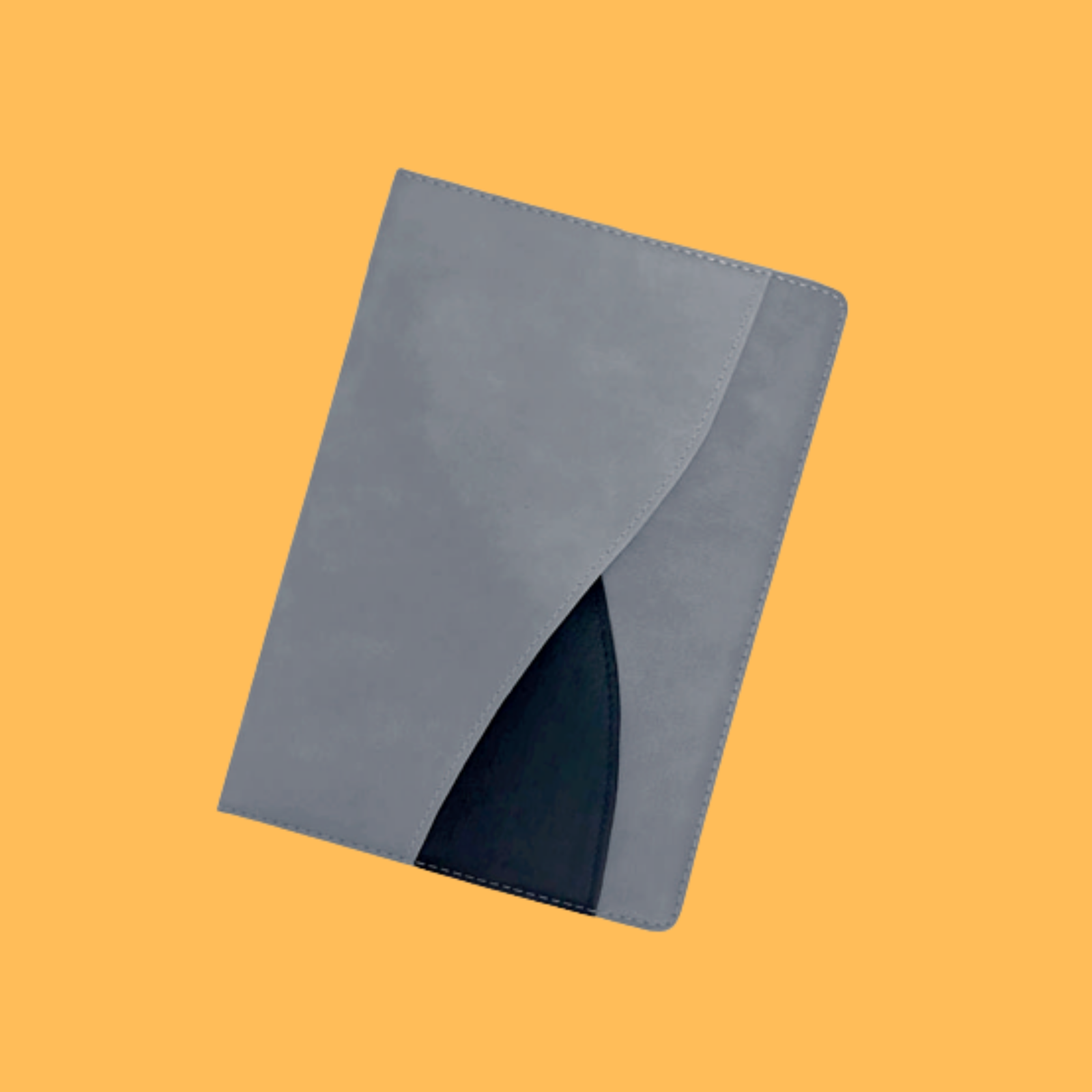 LUXURY TWO-TONE OVERLAPPING EXECUTIVE NOTEBOOK