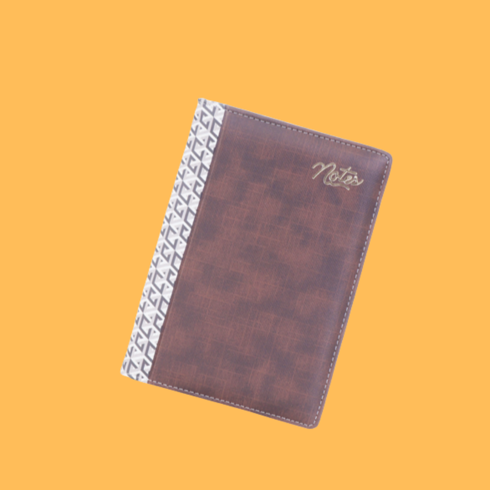 PREMIUM BROWN LEATHERETTE NOTEBOOK