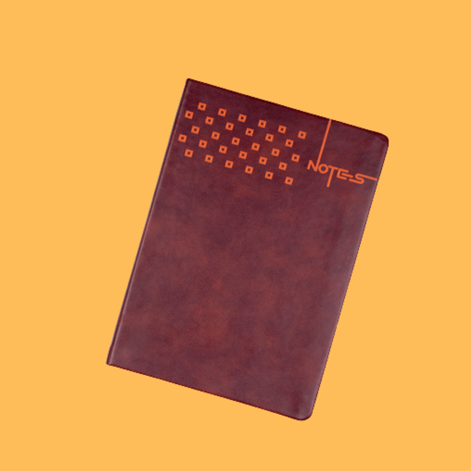 PREMIUM MAROON LEATHERETTE NOTEBOOK