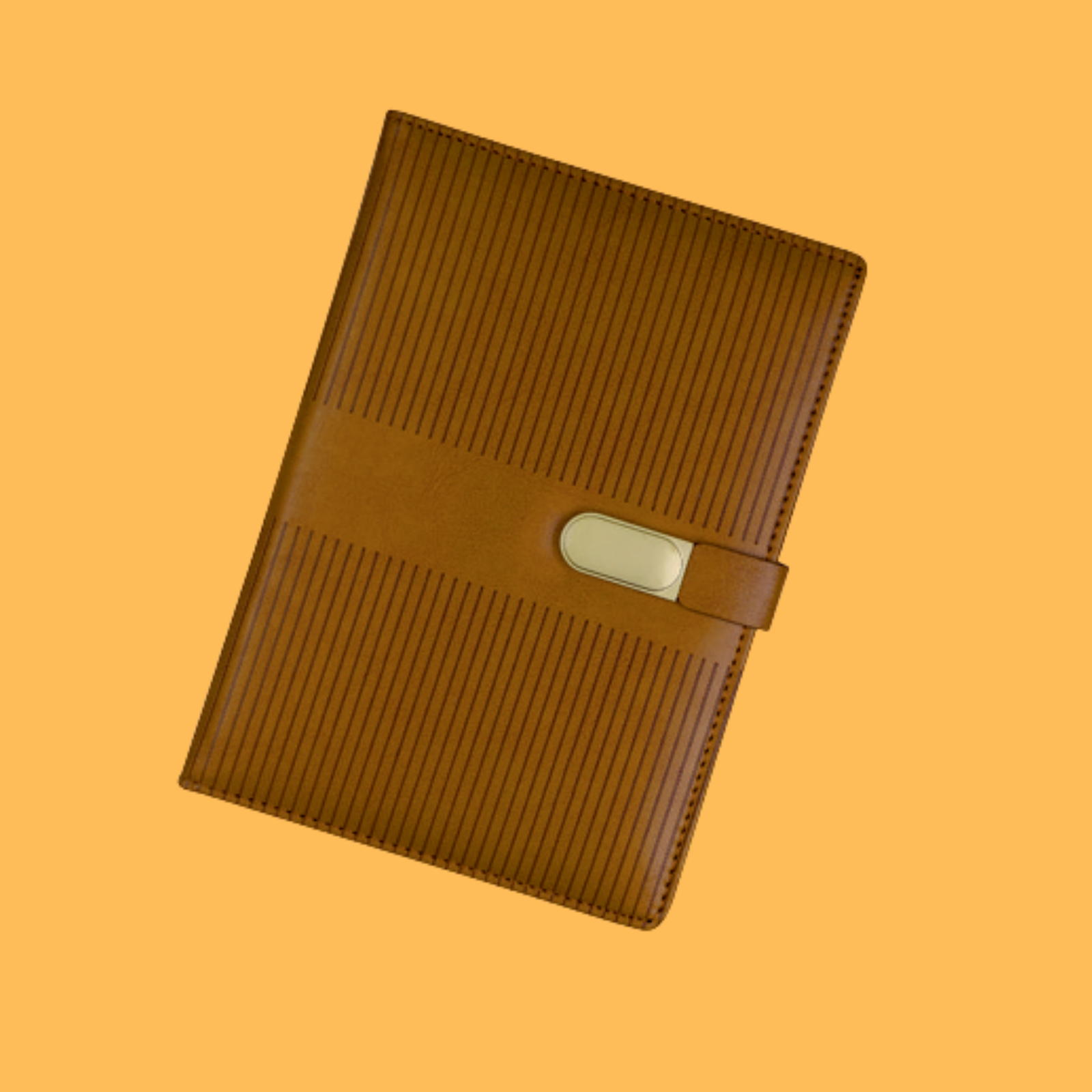 STRIPED BROWN NOTEBOOK