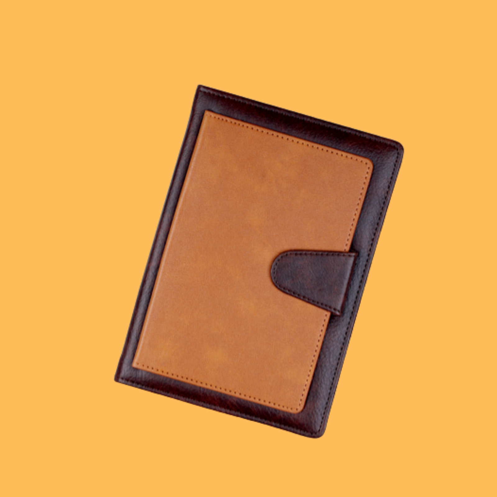 TWO TONE LEATHER NOTEBOOK