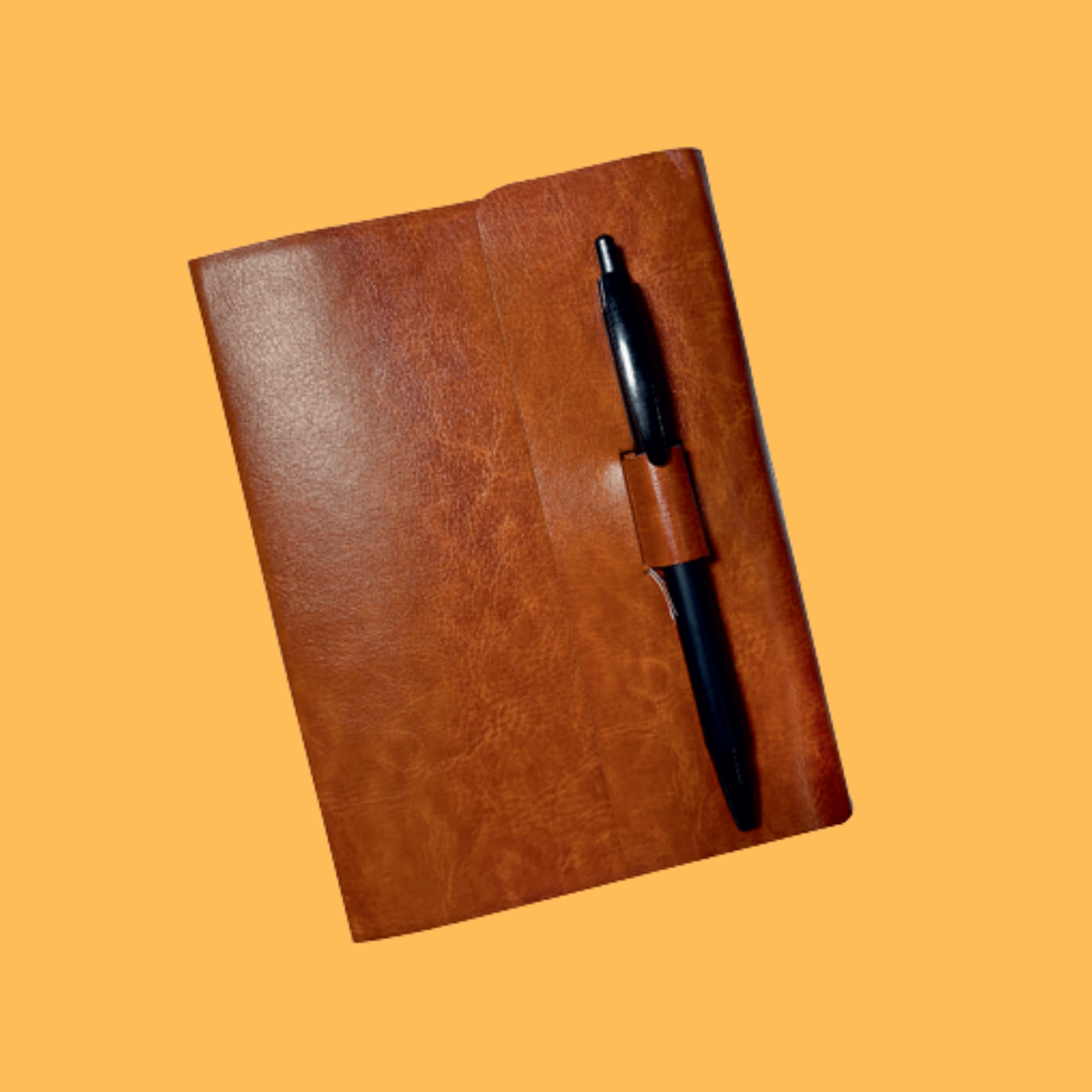 LEATHER DIARY PEN HOLDER