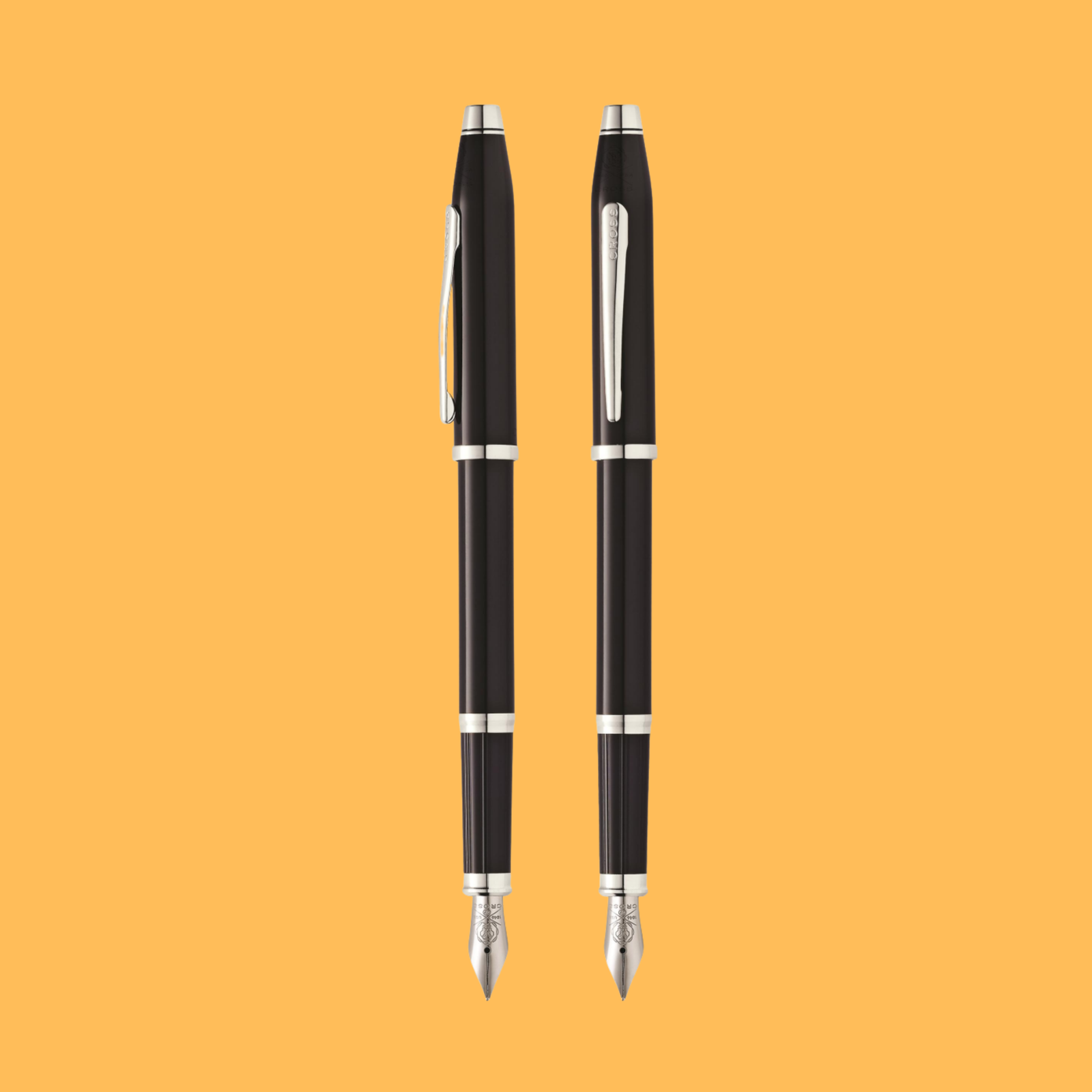 BLACK LACQUER FINE NIB PEN