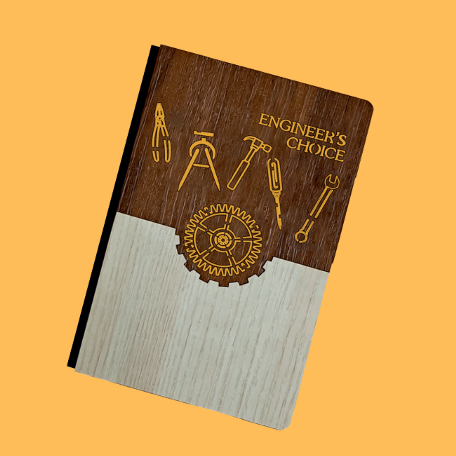 ENGINEERS CHOICE WOODEN NOTEBOOK