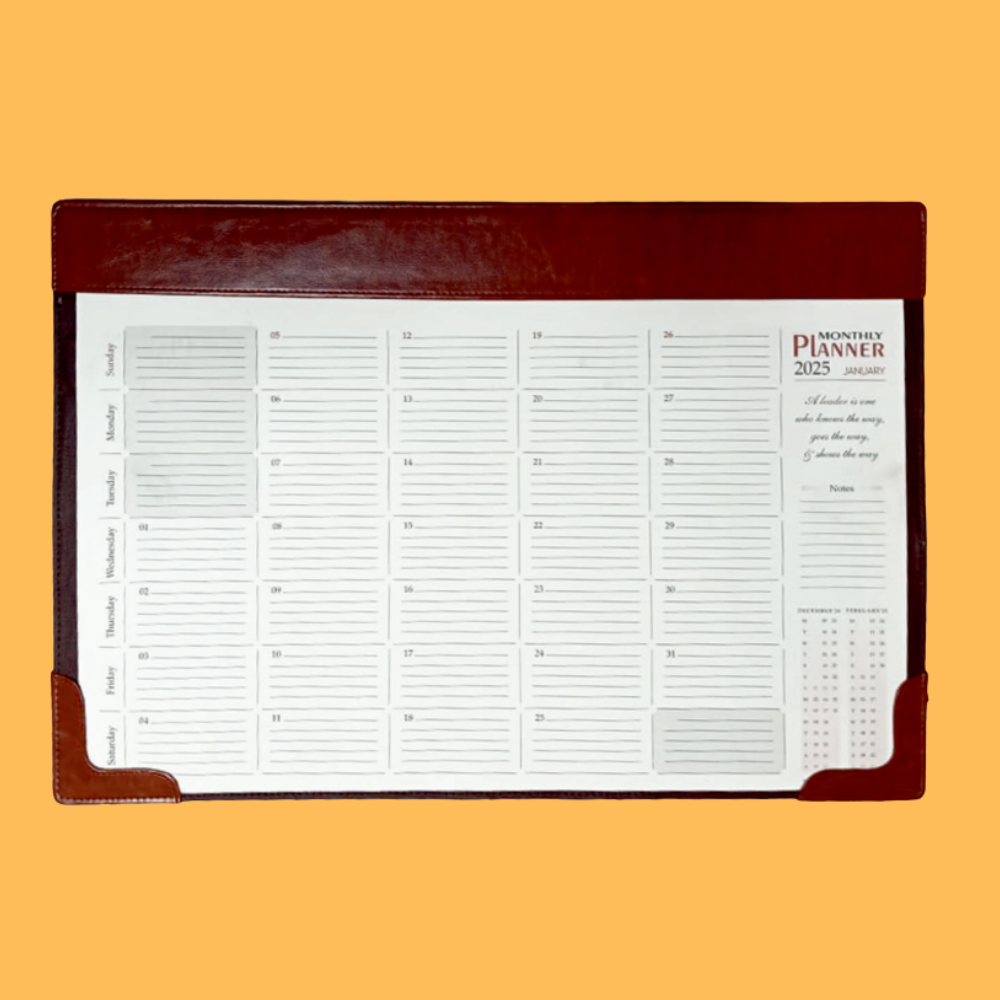 MONTHLY PLANNER DESK MAT