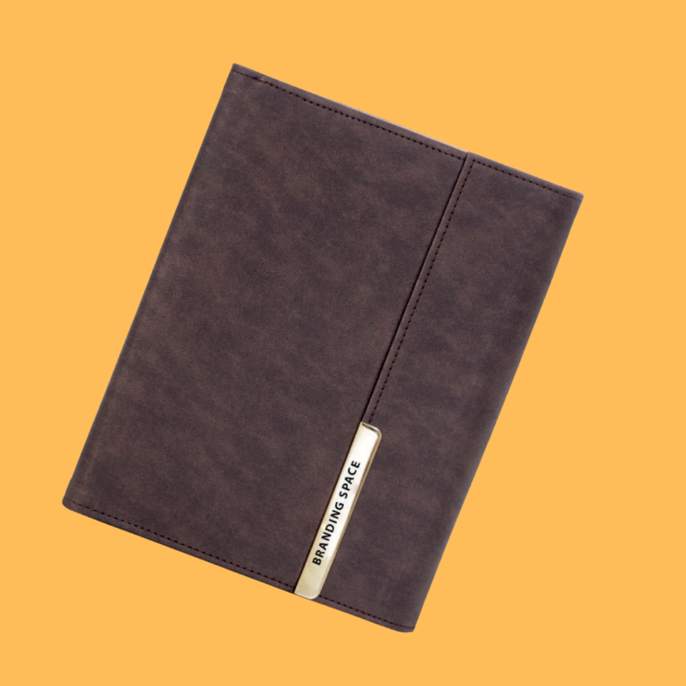 DARK BROWN LUXURY CORPORATE LEATHER JOURNAL