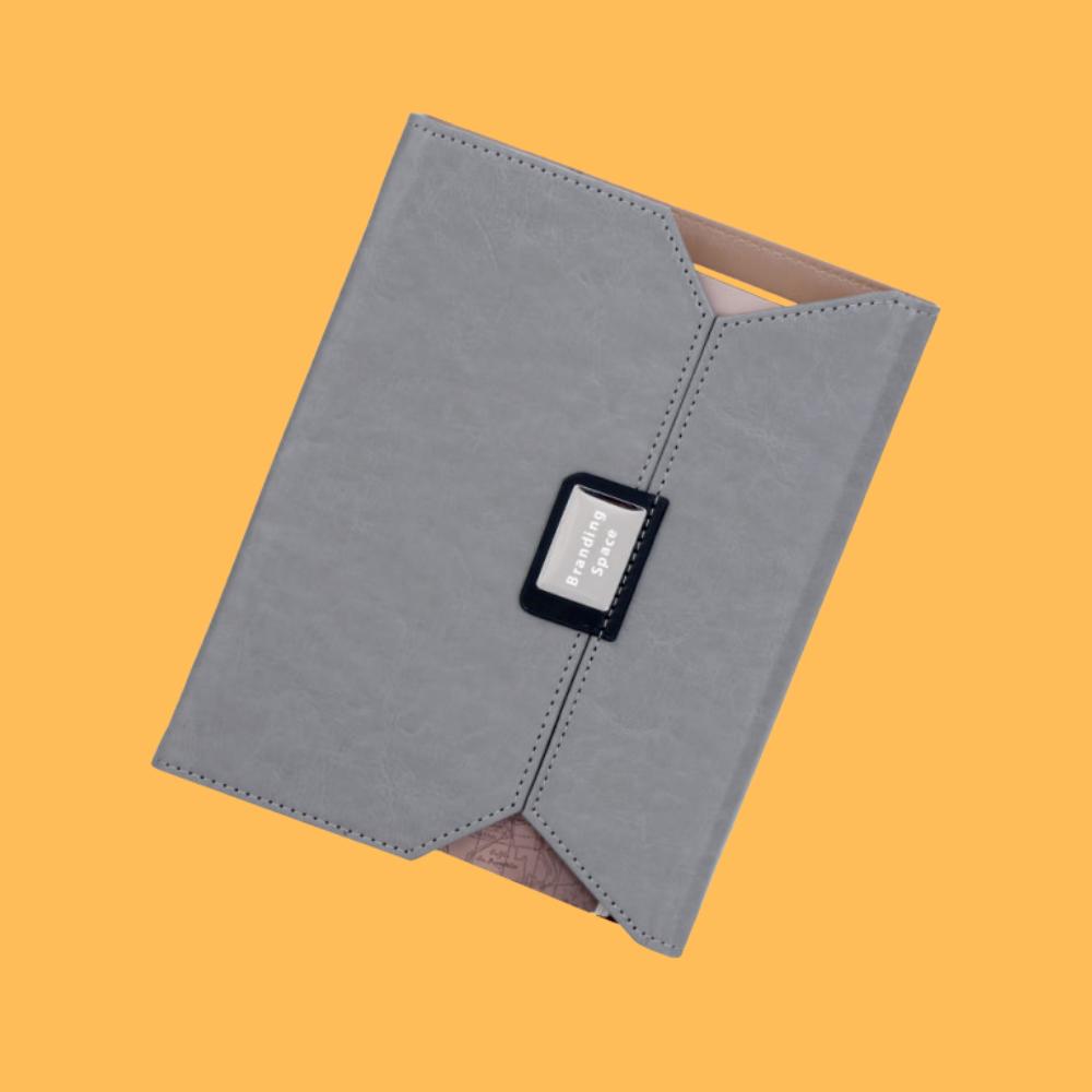 MODERN GREY DIARY NOTEBOOK