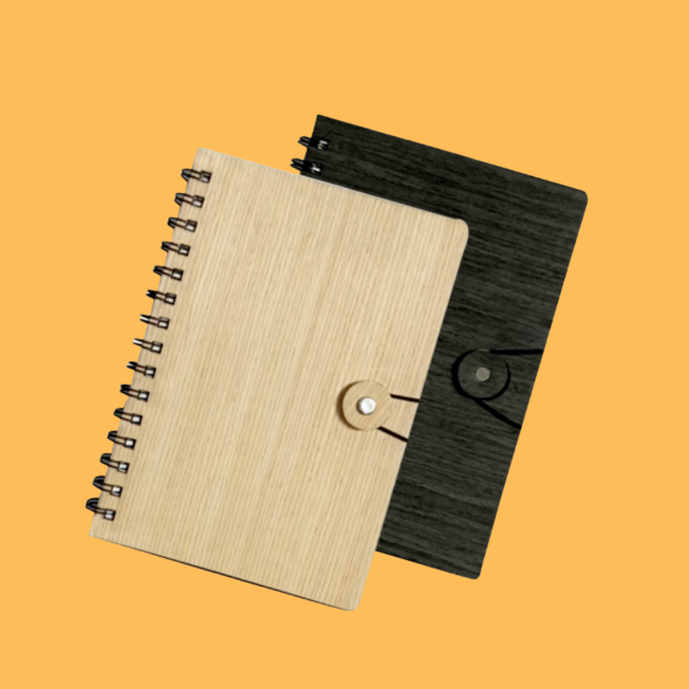 BAMBOO WOOD SPIRAL JOURNAL