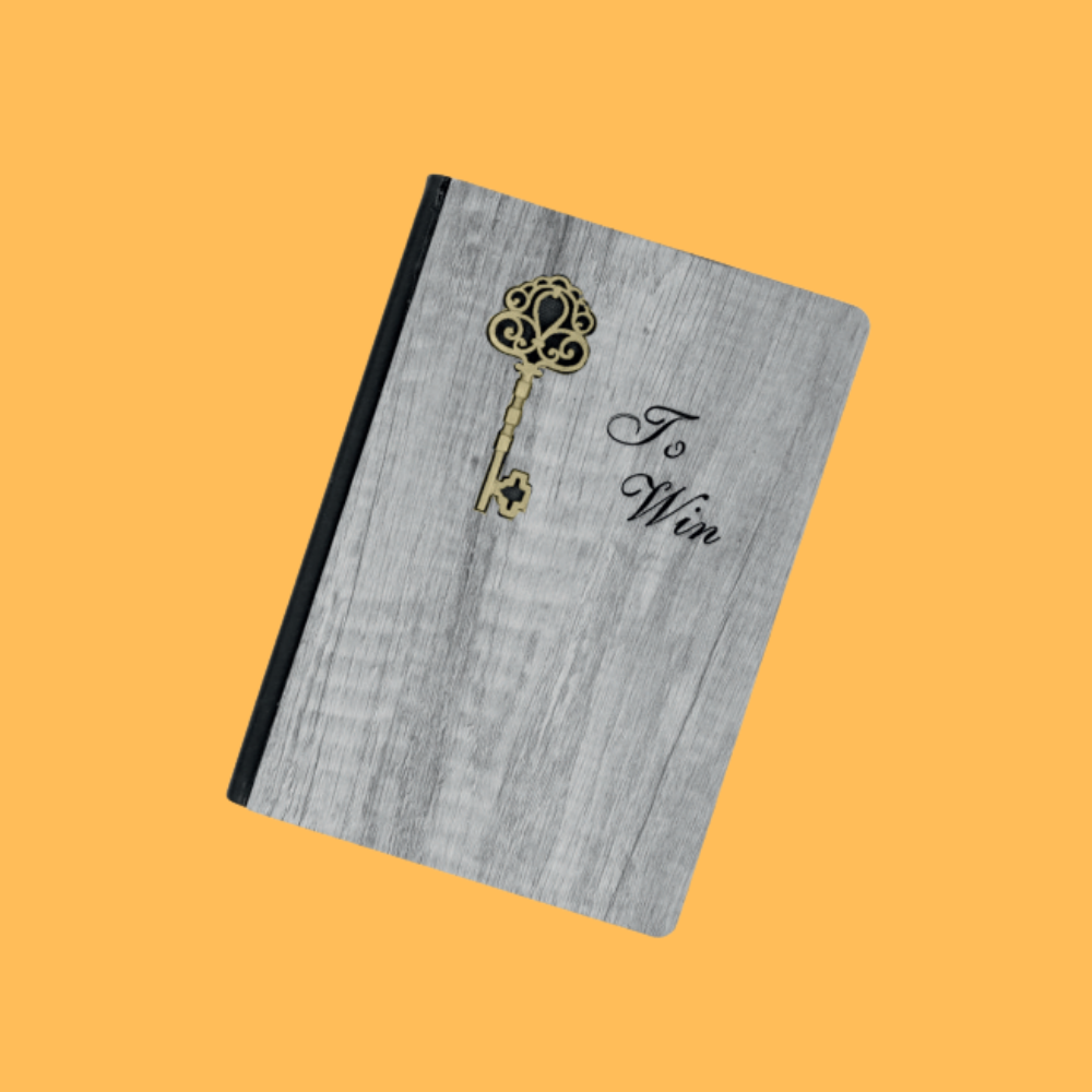 GREY WOOD WINNER NOTEBOOK