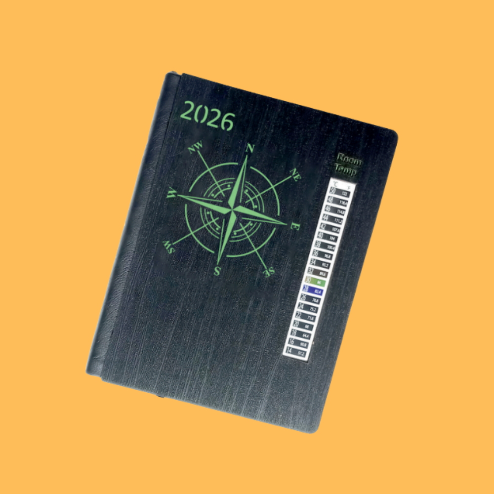 BLACK 2026 COMPASS NOTEBOOK