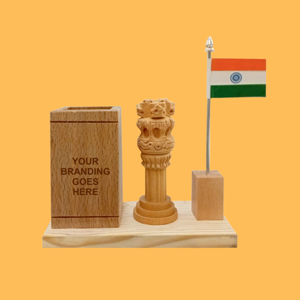 ASHOKA STAMBH WOODEN STAND