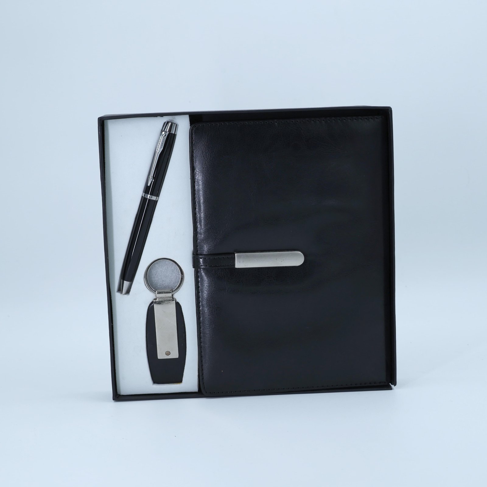 Corporate Combo Black (Book, Pen, key Chain)-850