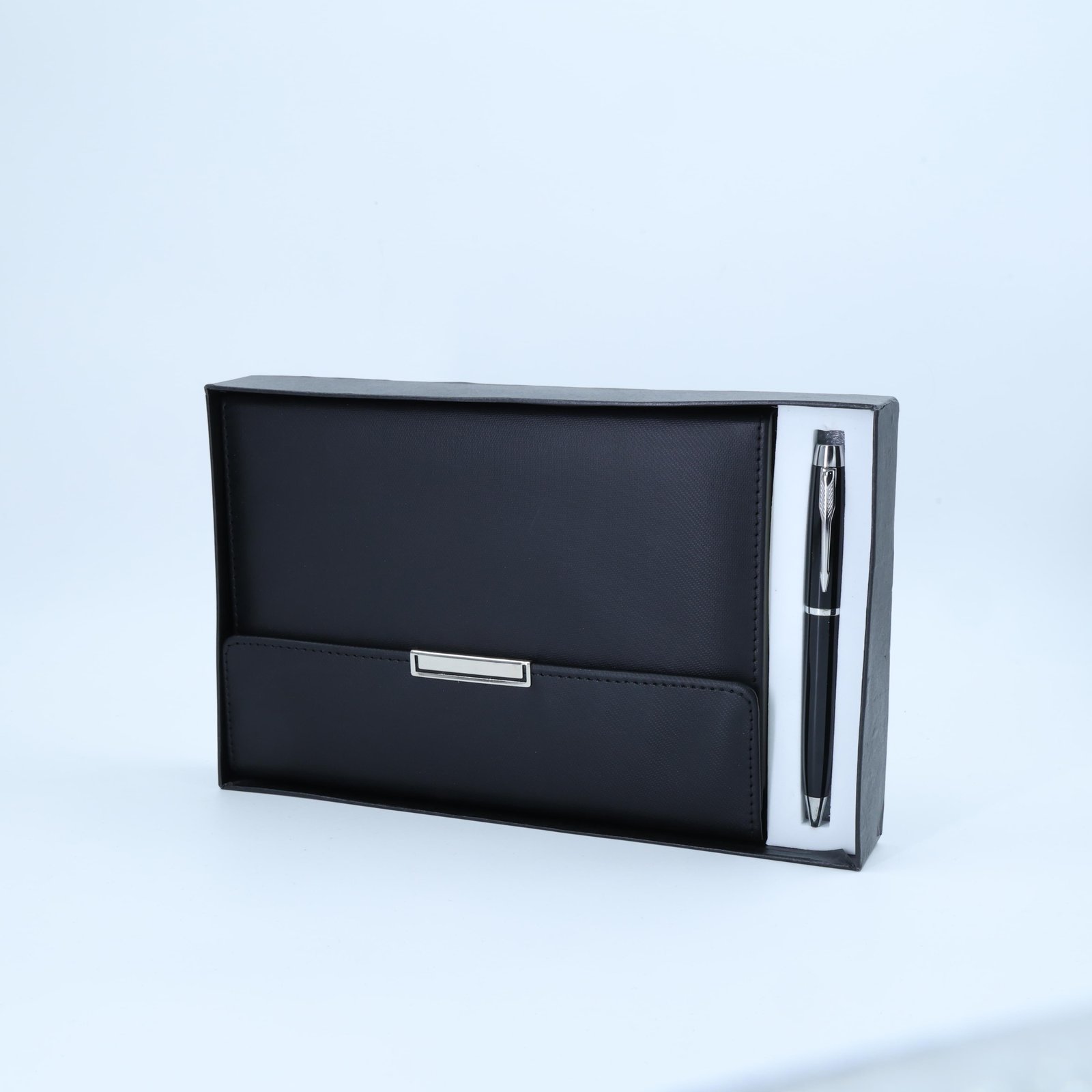 Corporate Combo Black (Book, Pen)-600