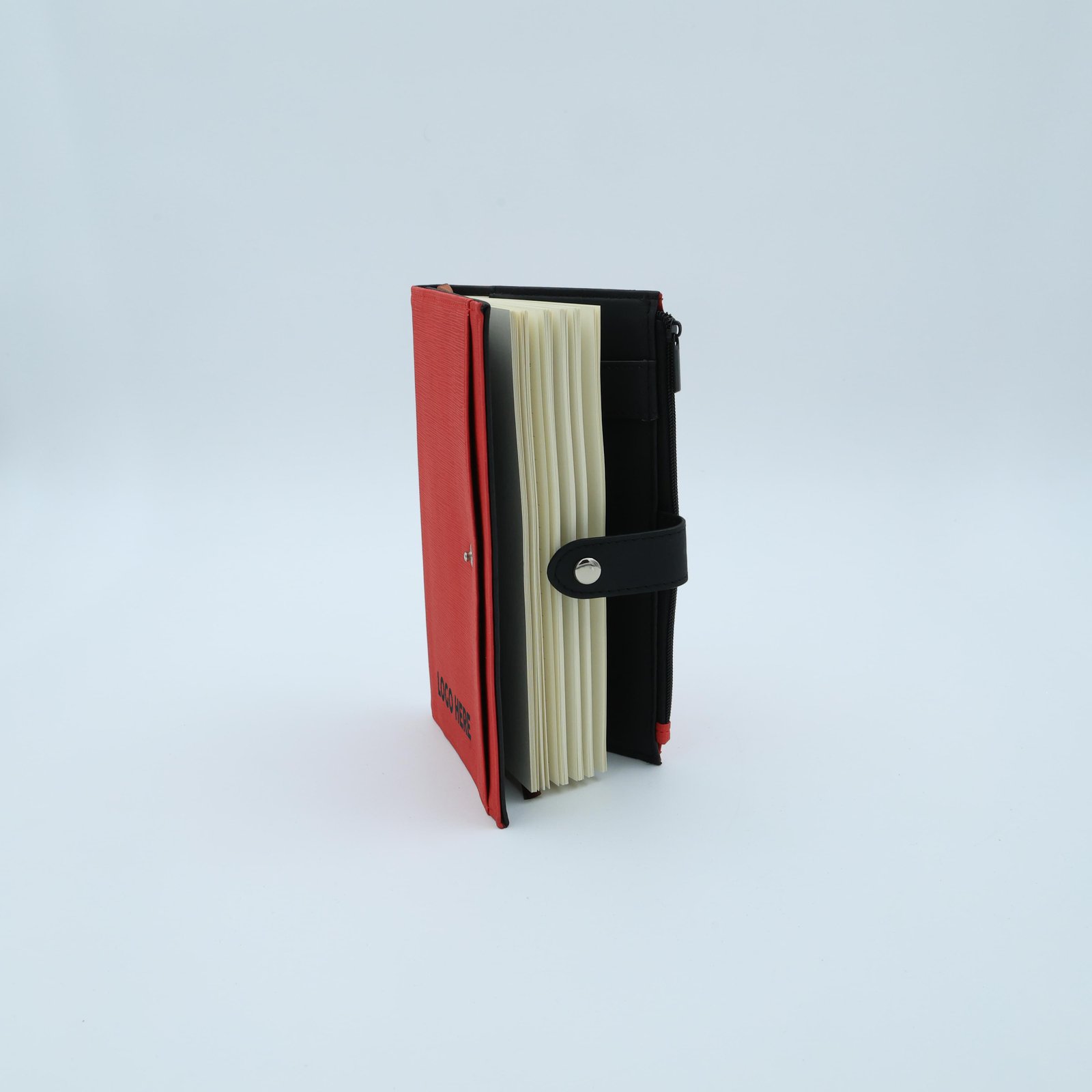 Corporate Combo Red & Black (Card Holder, Pen, Diary, Key Chain)-1000