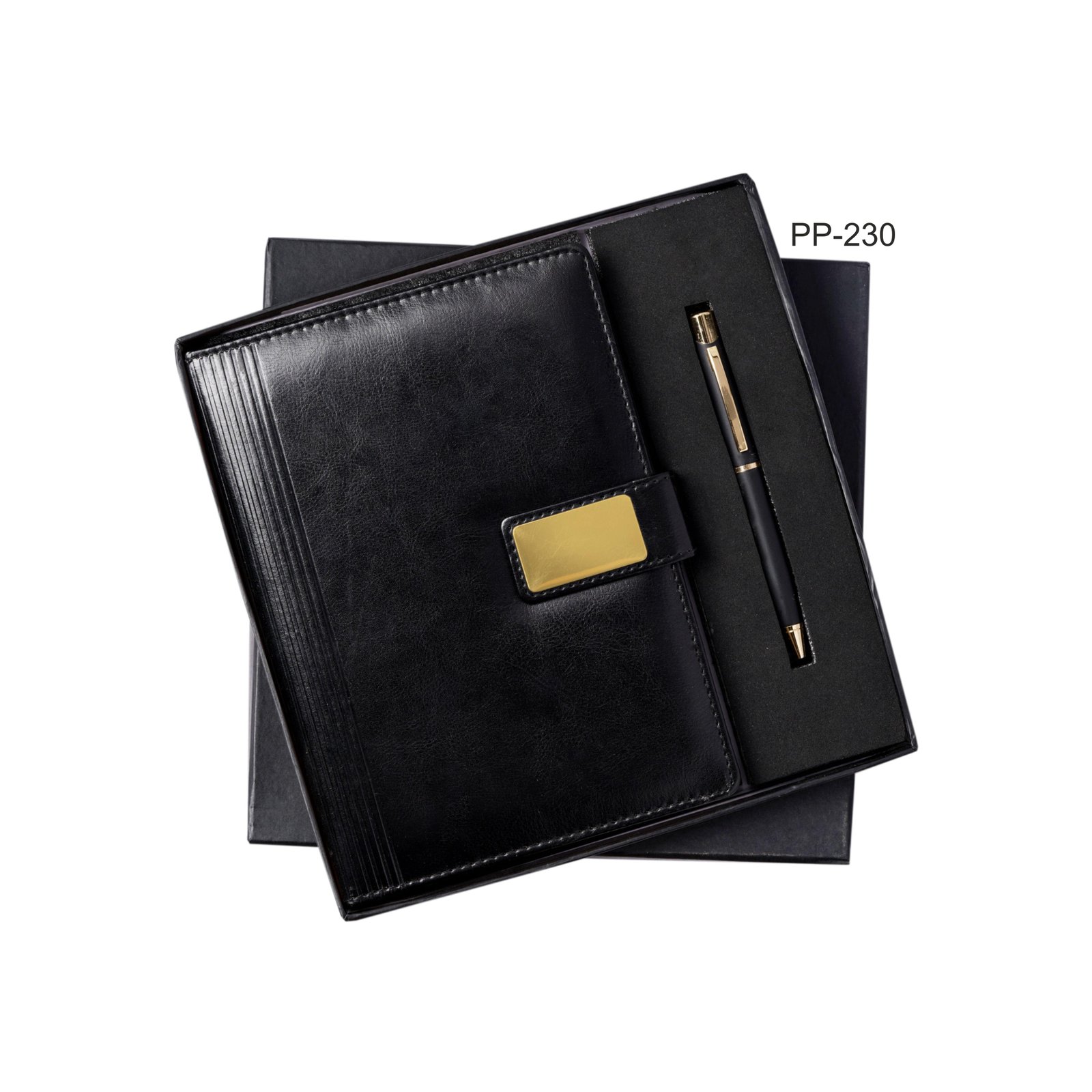 PP230 Corporate Combo Black (Pen, Diary)-610305
