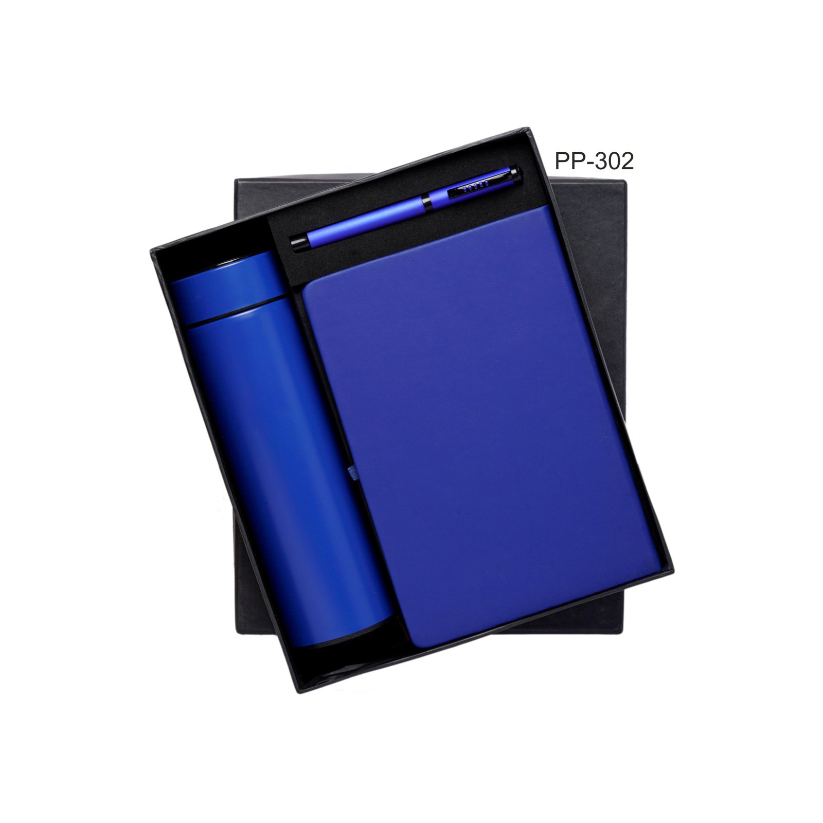 PP302 Corporate Combo Blue (Pen, Diary, Bottle)-862431