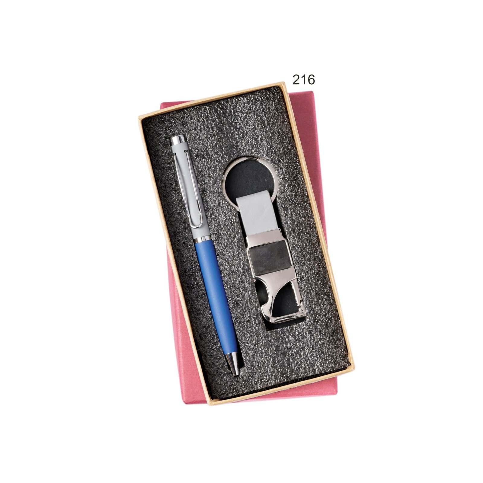 PP216 Corporate Combo Purple (Pen, Keychain)-208104