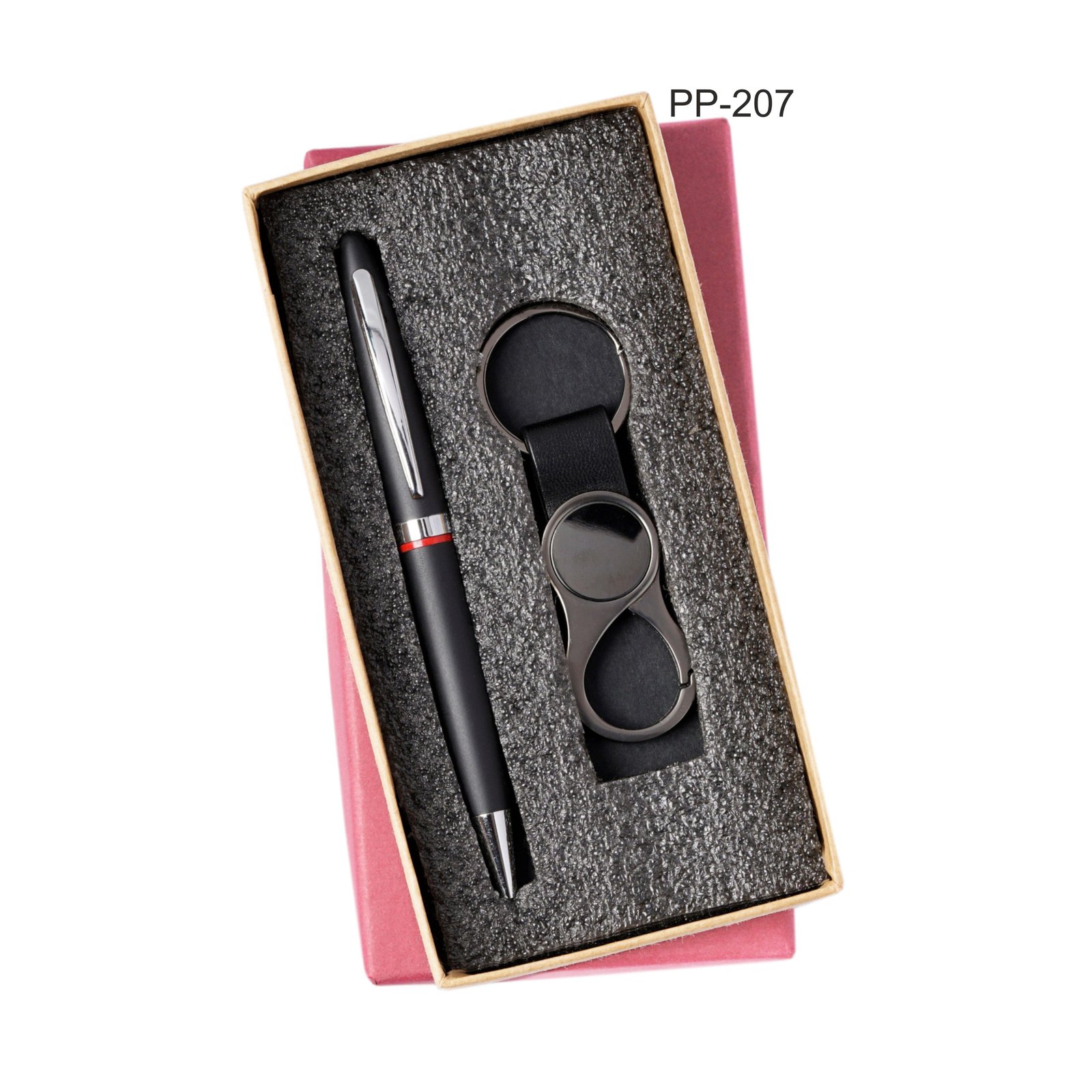 PP207 Corporate Combo Black (Pen, Keychain)-266133