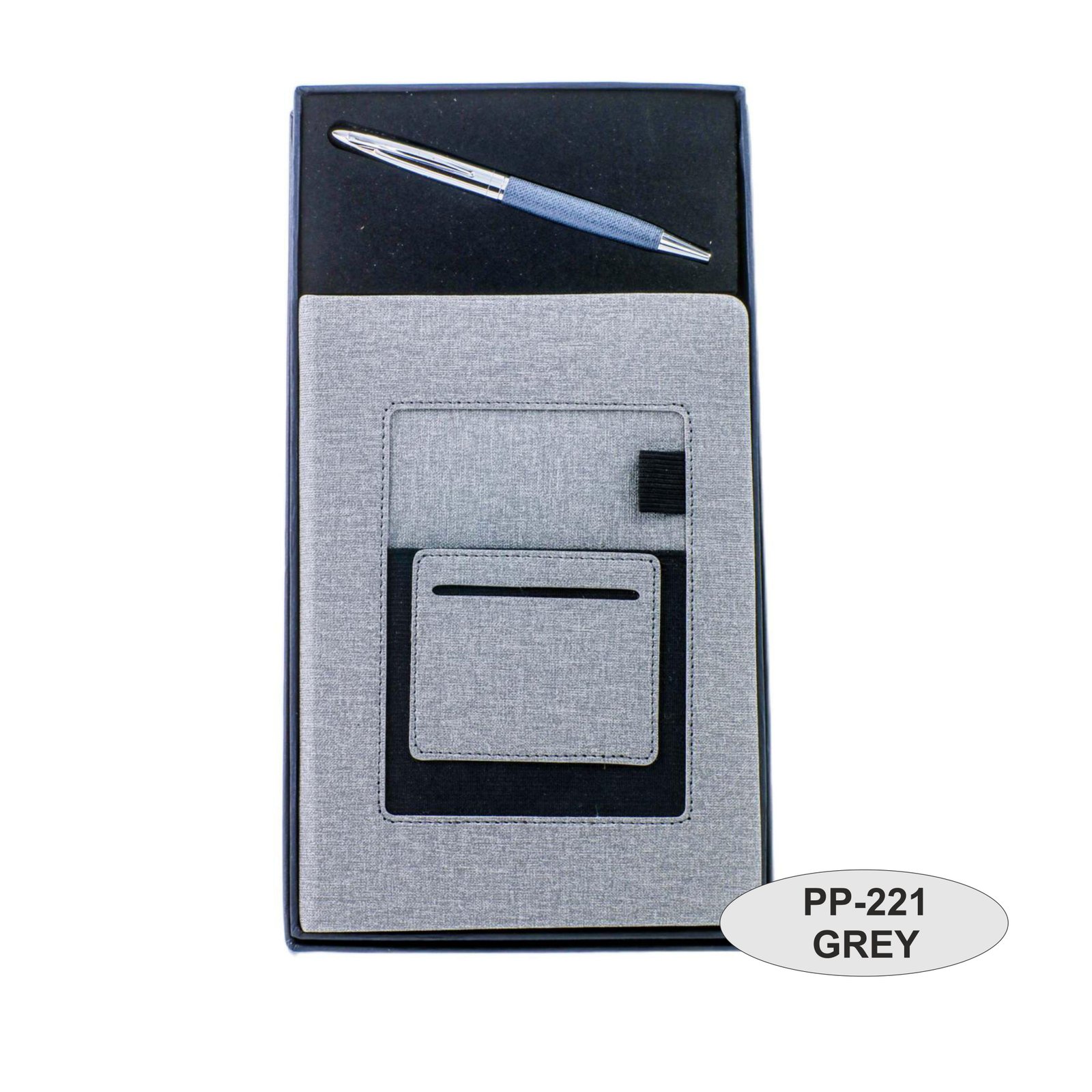PP221 Corporate Combo Gray (Pen, Diary)-552276