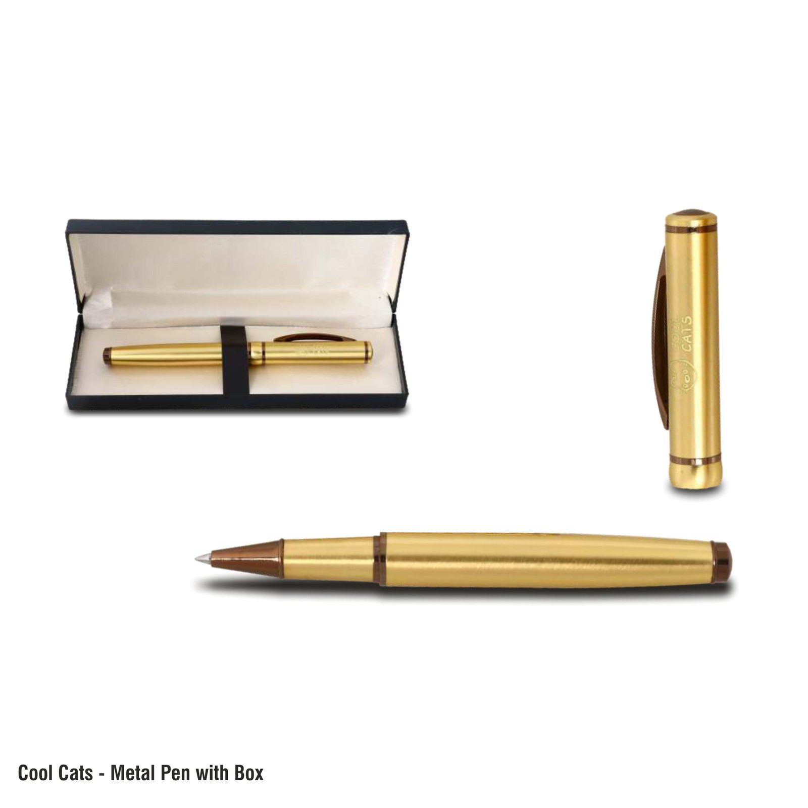 Cool Cats Metal Pen with Box-358179
