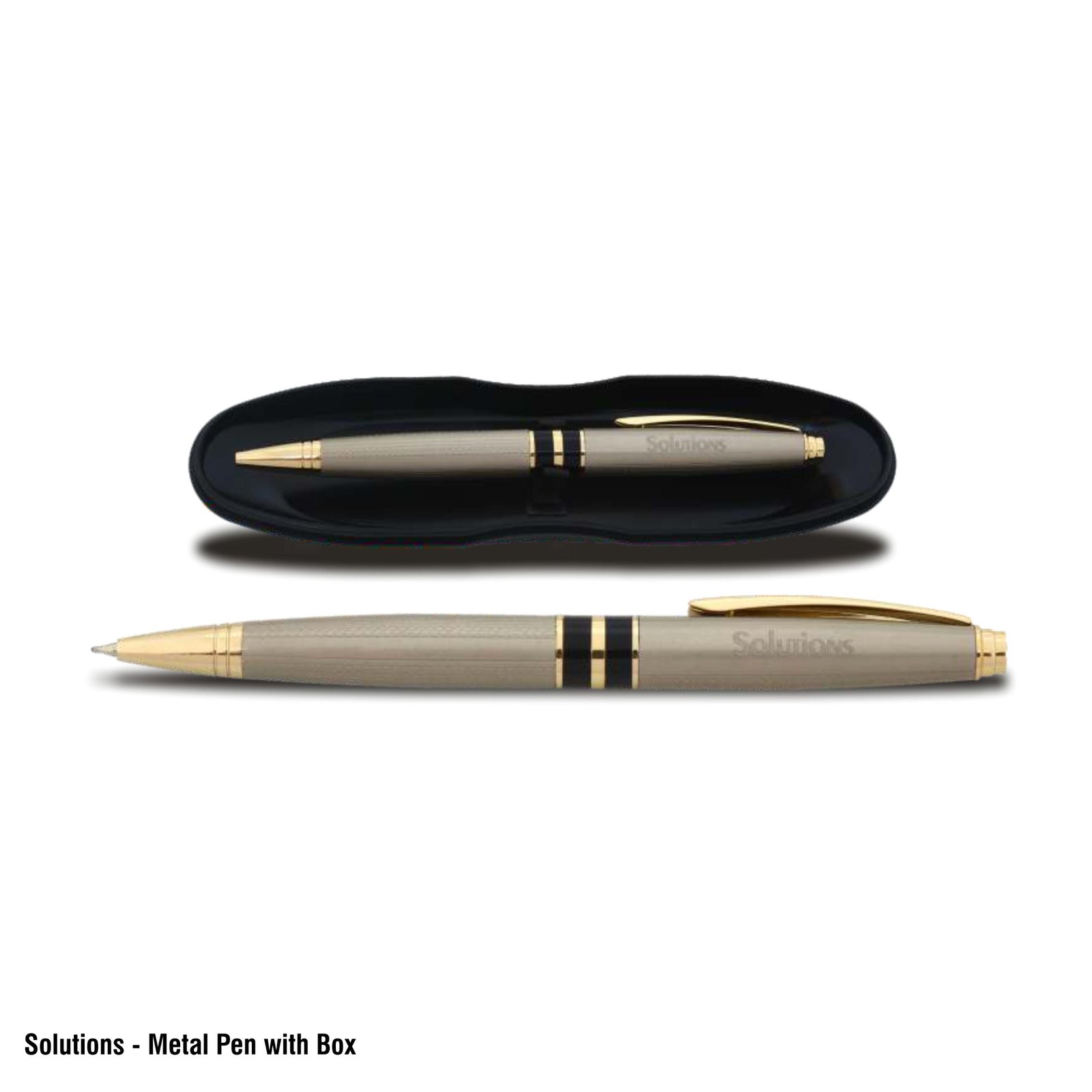 Solutions Metal Pen with Box-17085