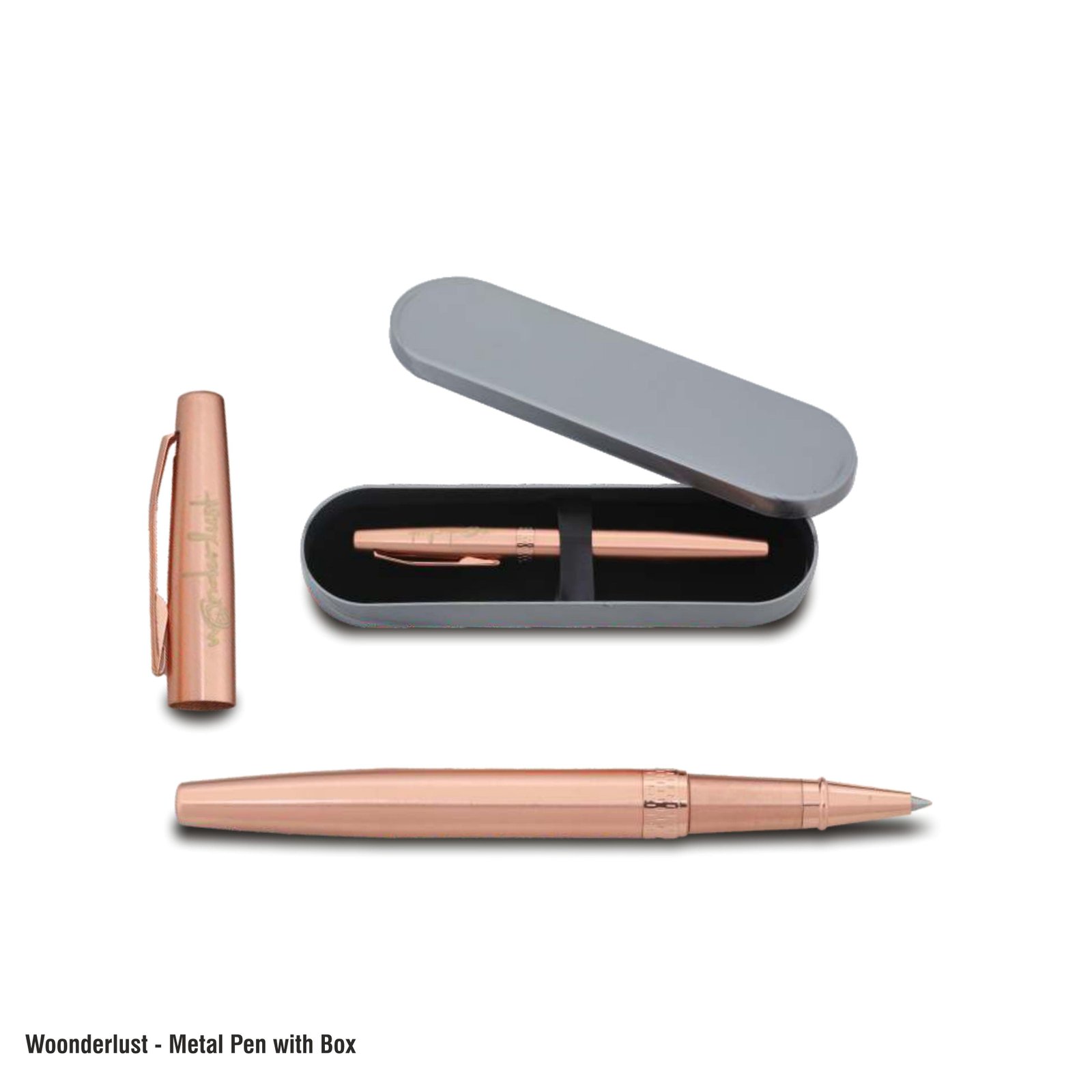 Woonderlust Metal Pen with Box-7236