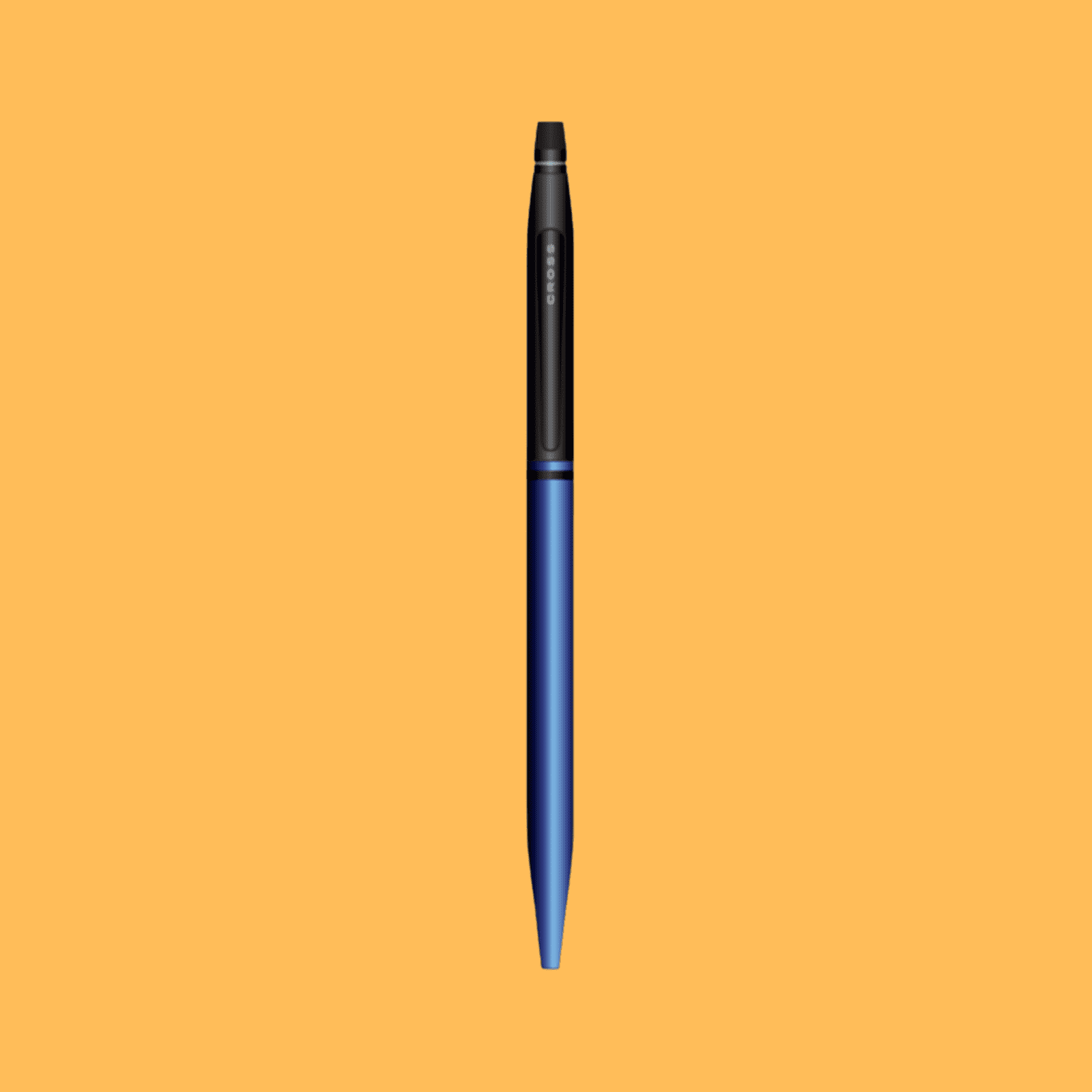 SATIN BLUE BALLPOINT PEN