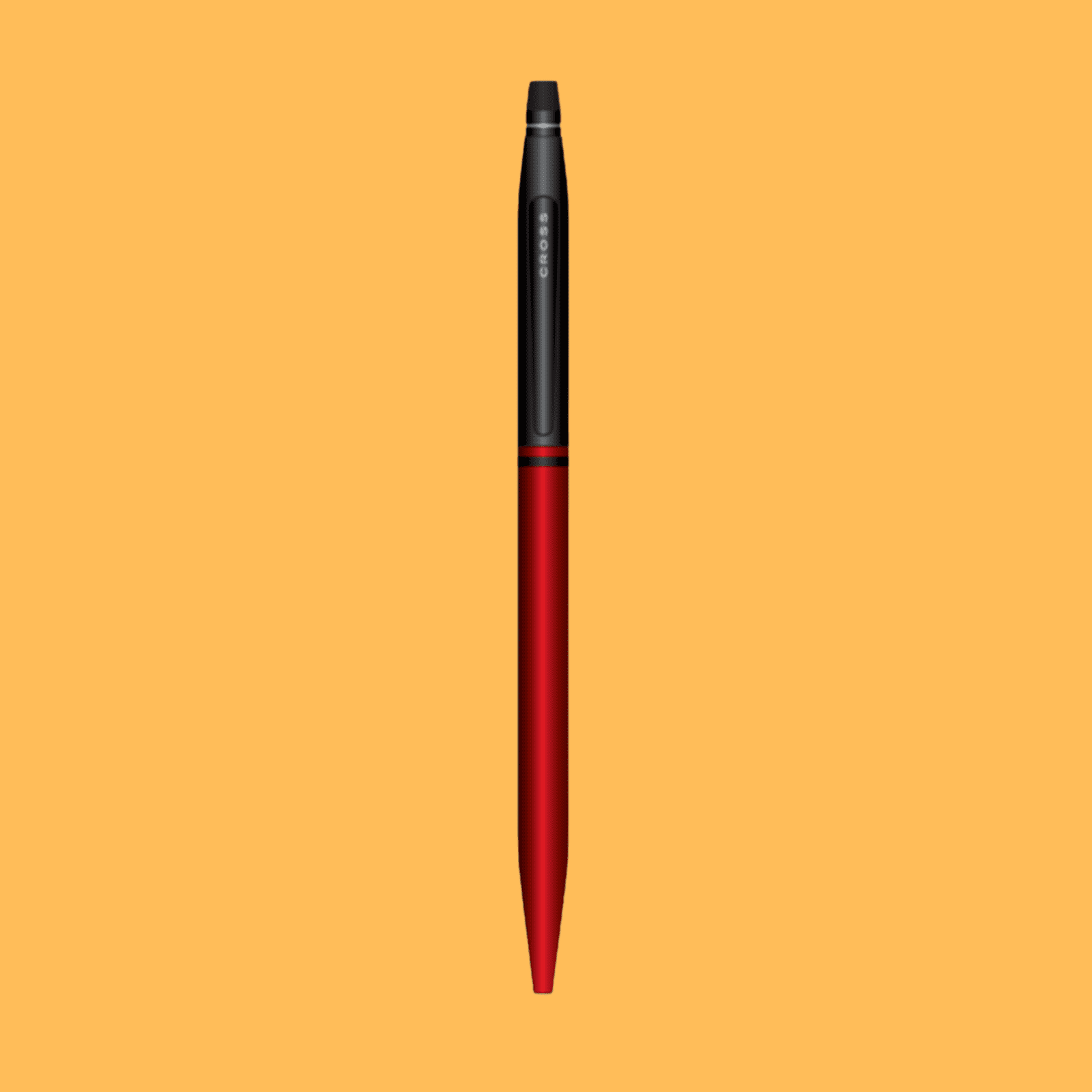 SATIN RED BALLPOINT PEN