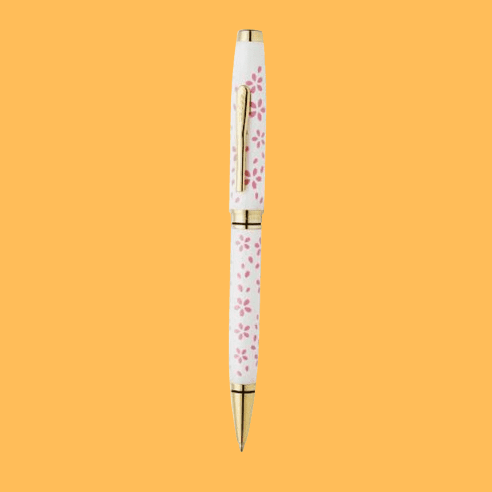 BLACK LACQUER FINE NIB PEN CHERRY BLOSSOM ROLLERBALL PEN